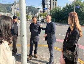 손근호 의원, 옹벽 민원 후속 간담회