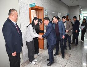 설 맞이 부서 순회 인사