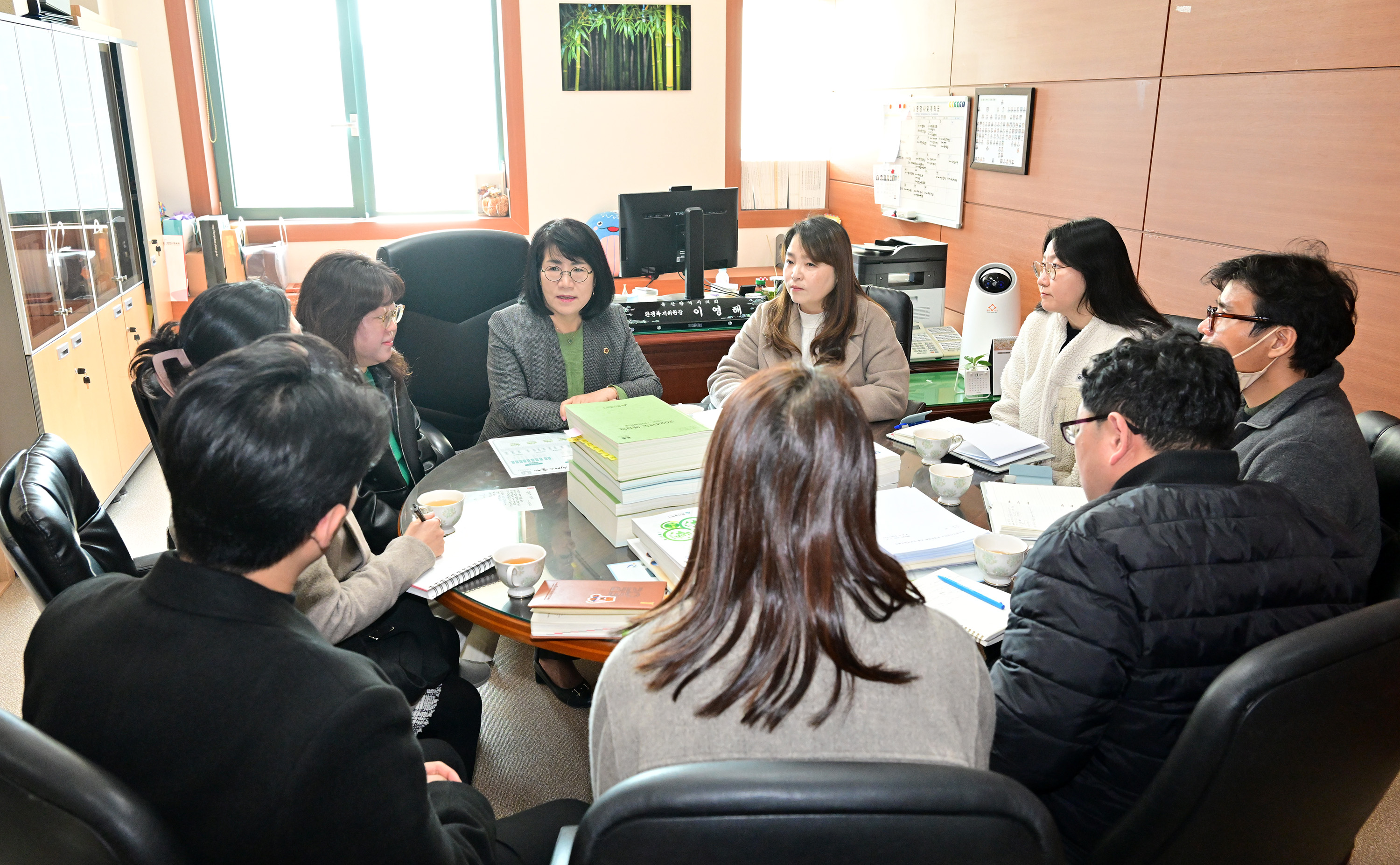 이영해 환경복지위원장, 정신건강 및 중독사업 종사자 처우개선을 위한 의견청취 간담회2