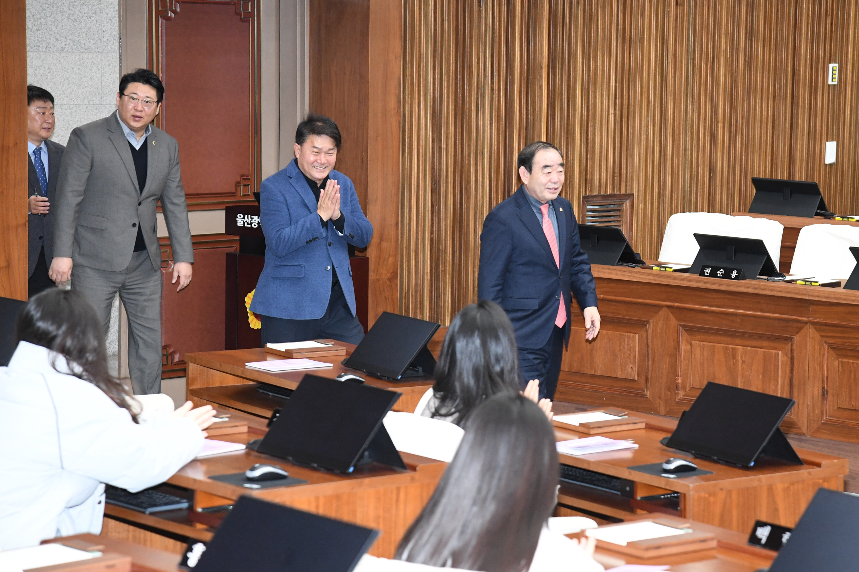 고교학점제 선도지구(중구) 학생 및 교사 본회의장 견학4