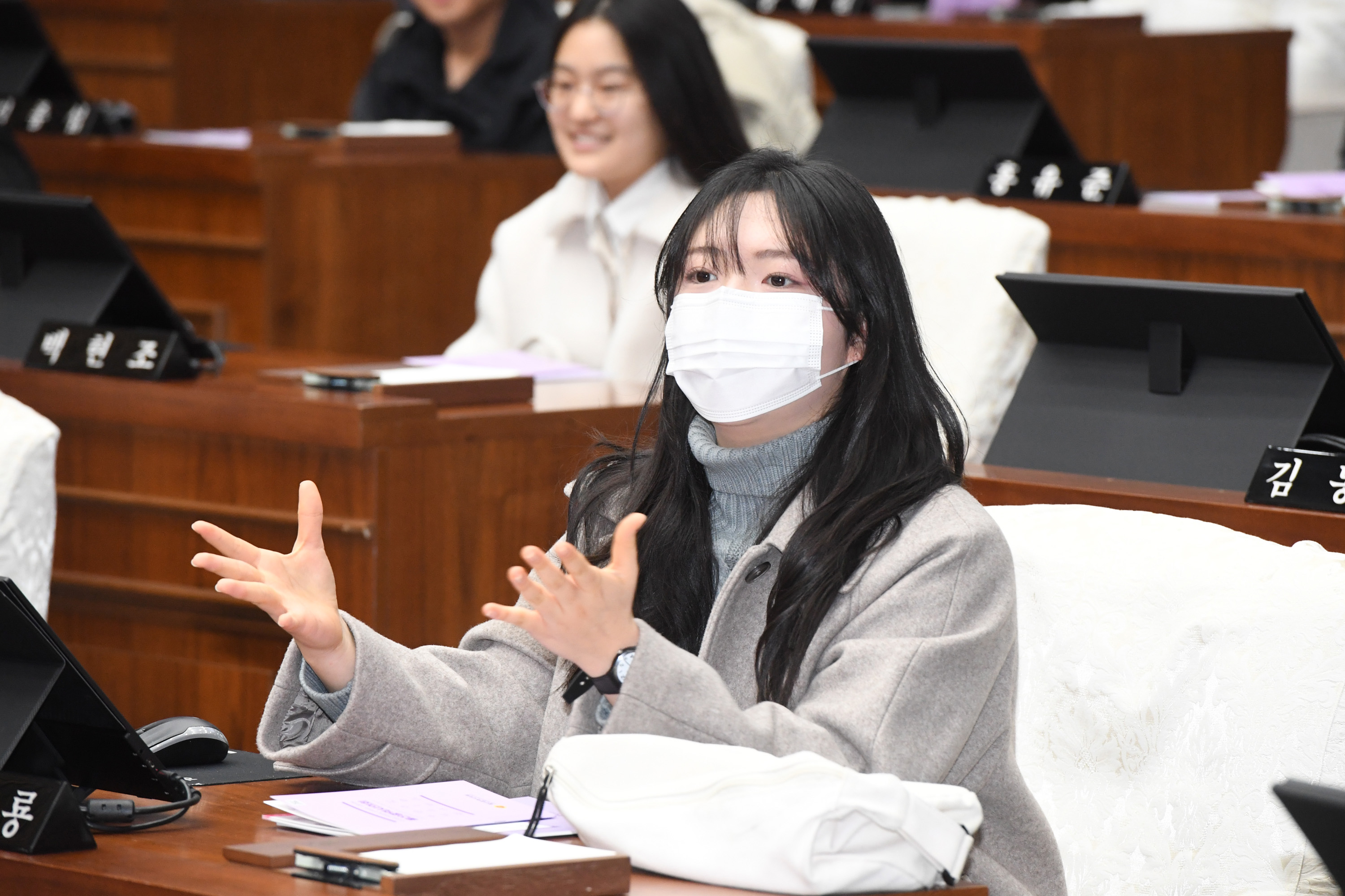 고교학점제 선도지구(중구) 학생 및 교사 본회의장 견학9