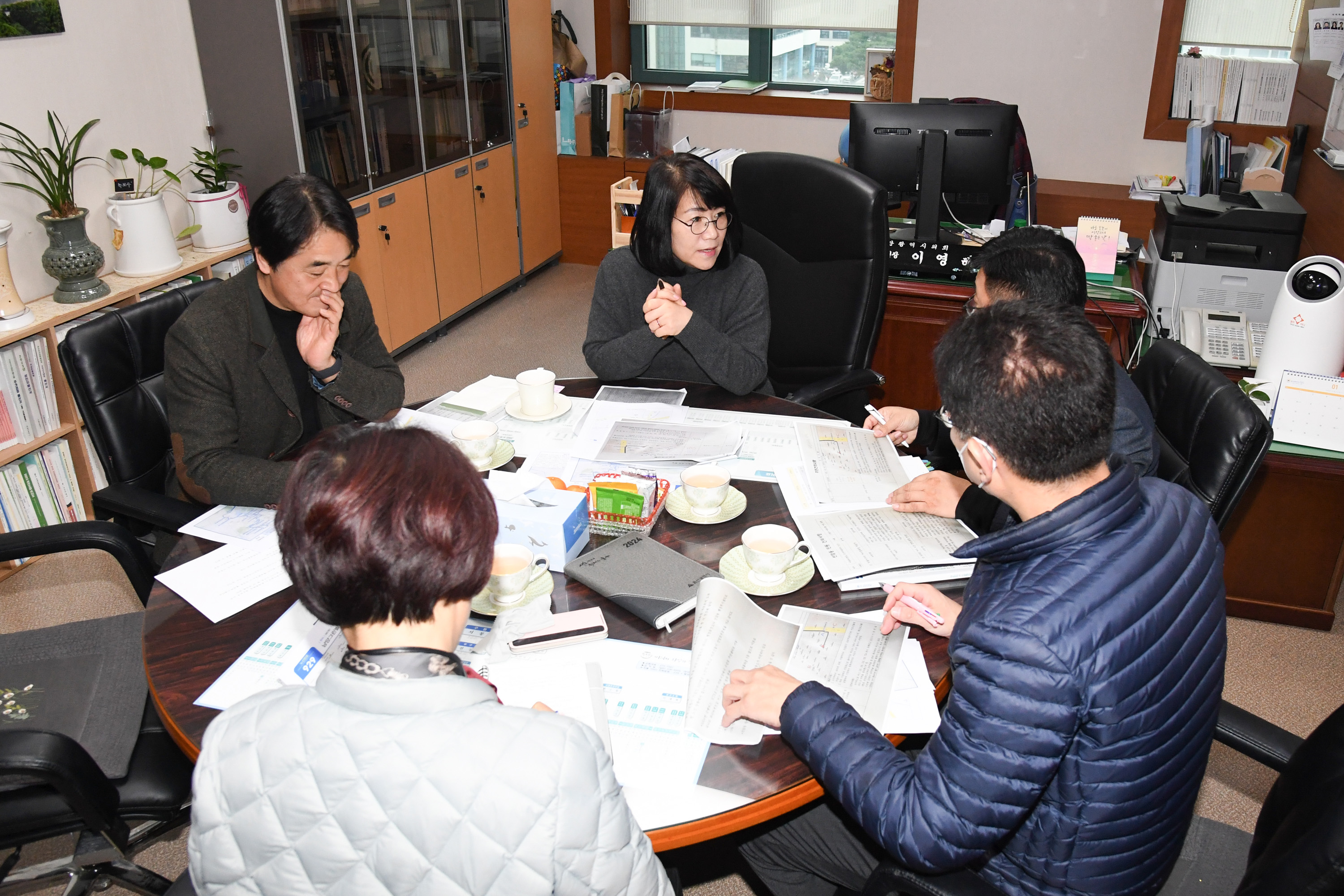 이영해 환경복지위원장, 대현동, 선암동 버스노선운영 관련 간담회4