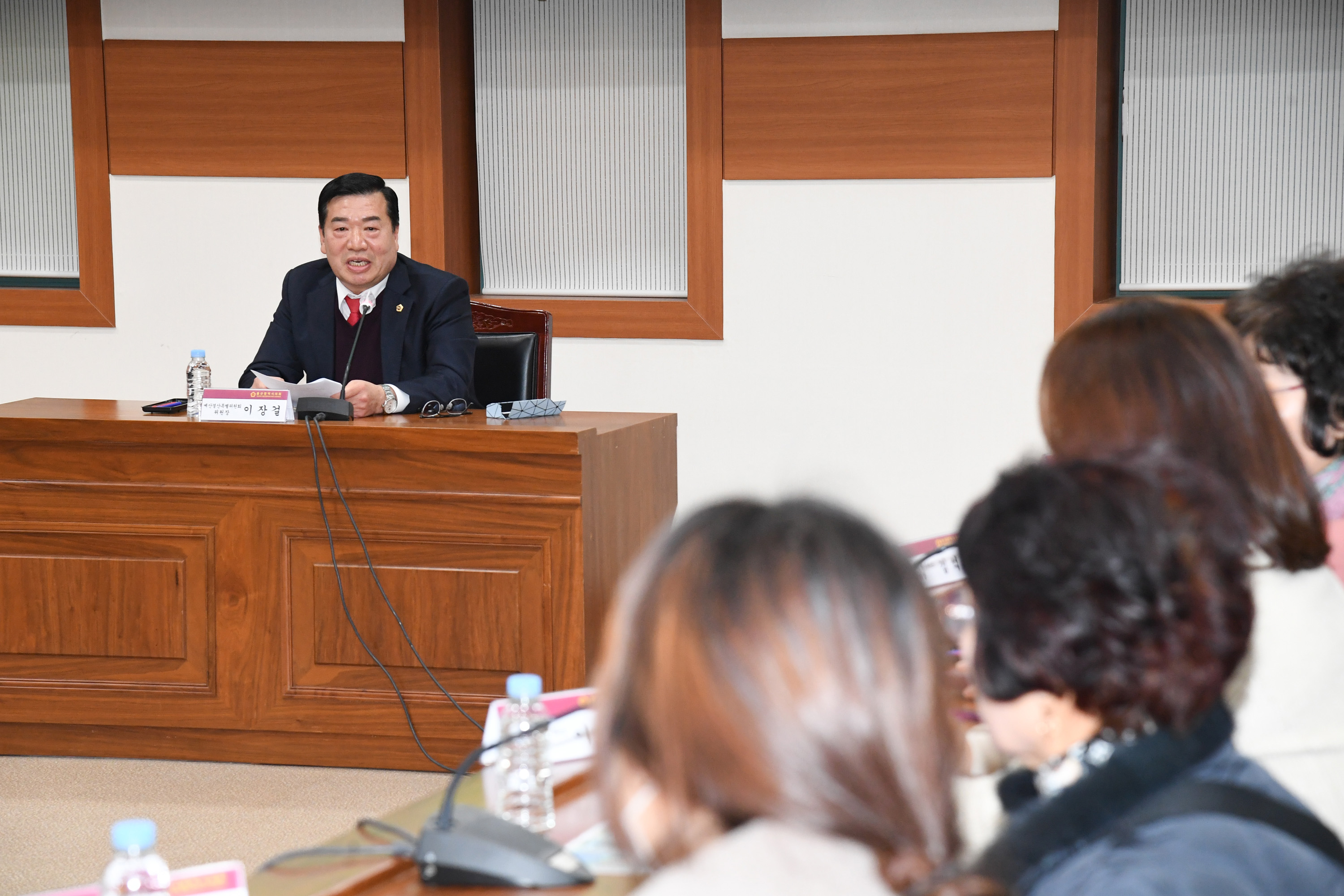 이장걸 예산결산위원장, 신정B-08재개발지구 교통불편 해소 간담회6