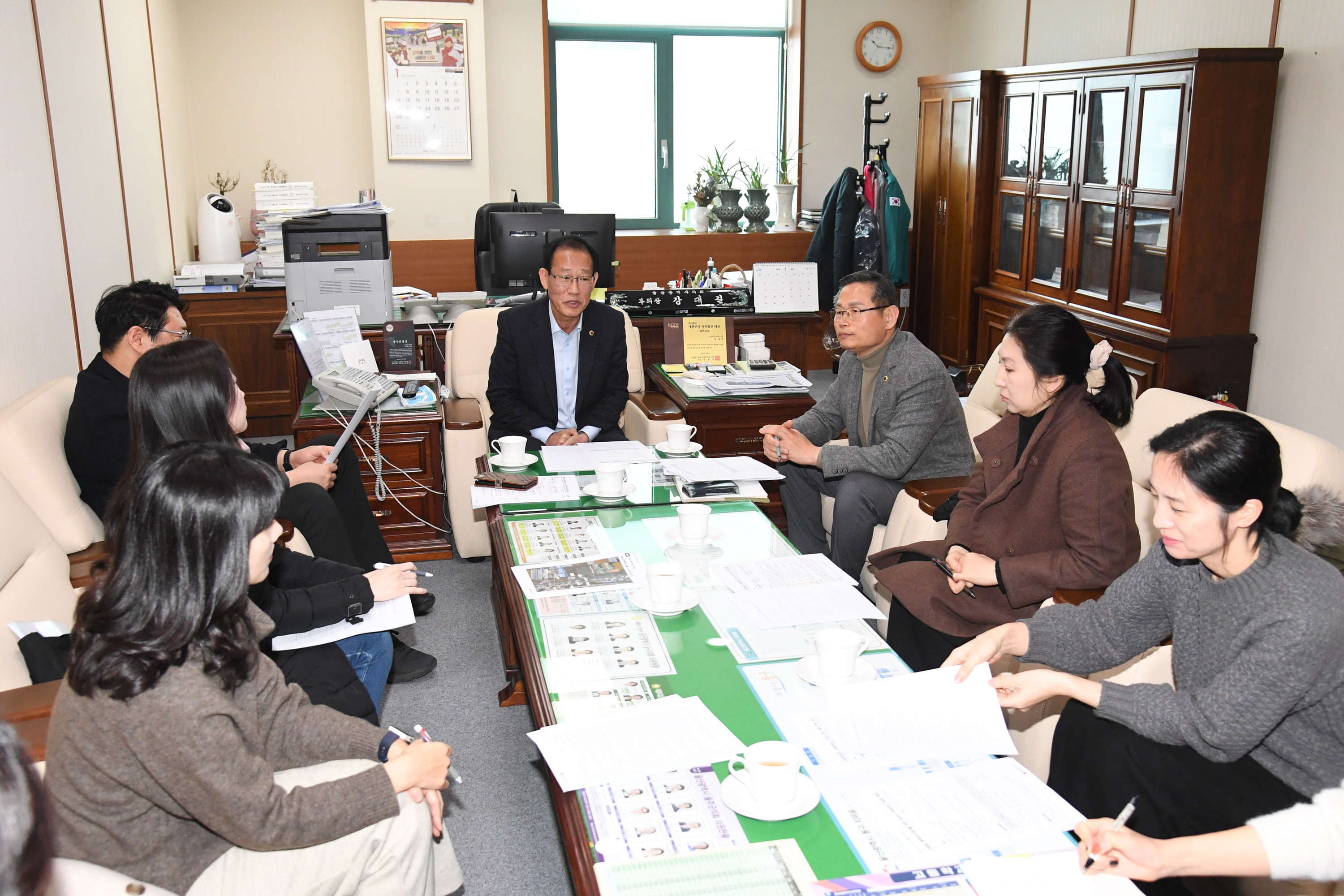 교육위원회 강대길, 권순용의원, 이화중 통학여건개선을 위한 학부모 민원청취 간담회3