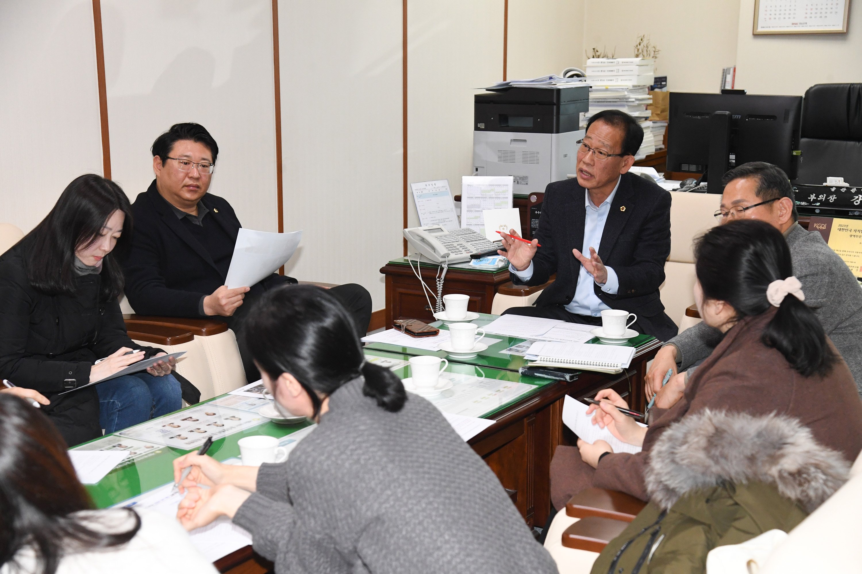 교육위원회 강대길, 권순용의원, 이화중 통학여건개선을 위한 학부모 민원청취 간담회5