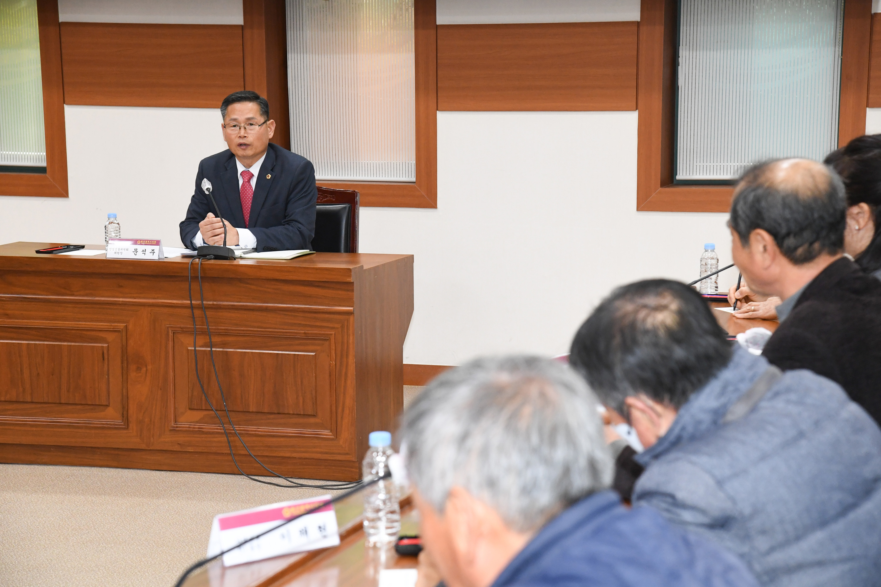 문석주 산업건설위원회 위원장, 이예로 소음방지 대책 주민 간담회5