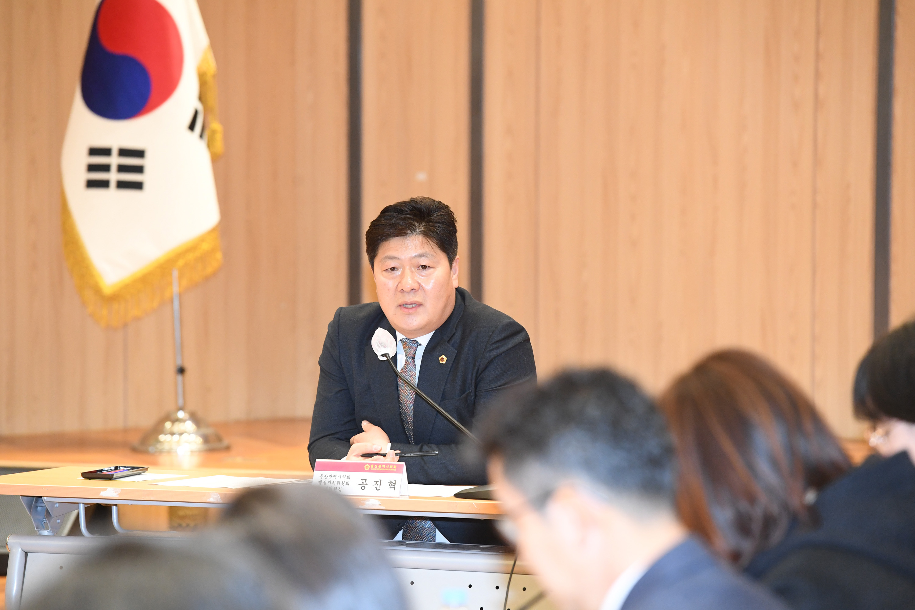 공진혁 행정자치부위원장, 남창중학교 학생 통학안전 관련 주민간담회6