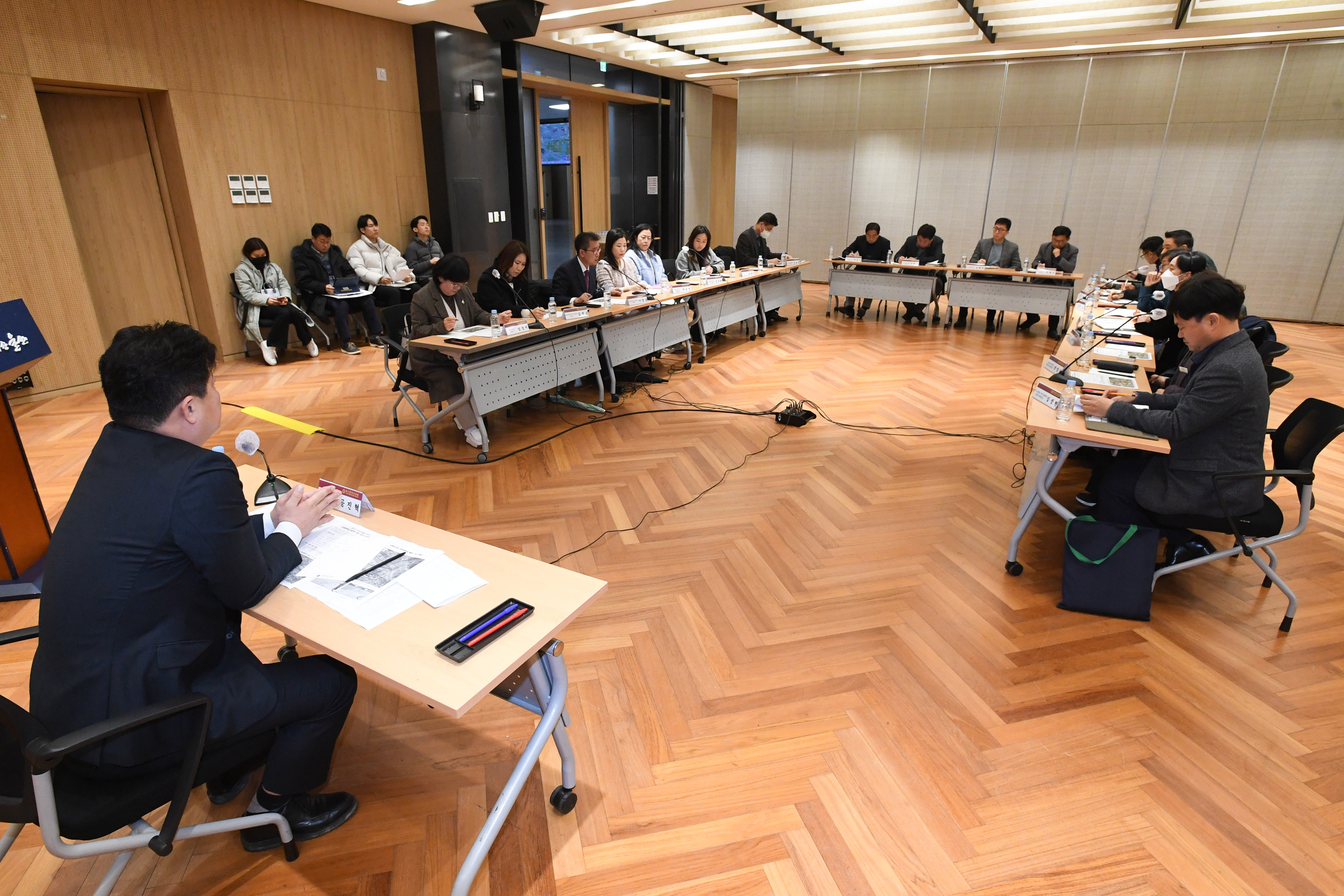 공진혁 행정자치부위원장, 남창중학교 학생 통학안전 관련 주민간담회9