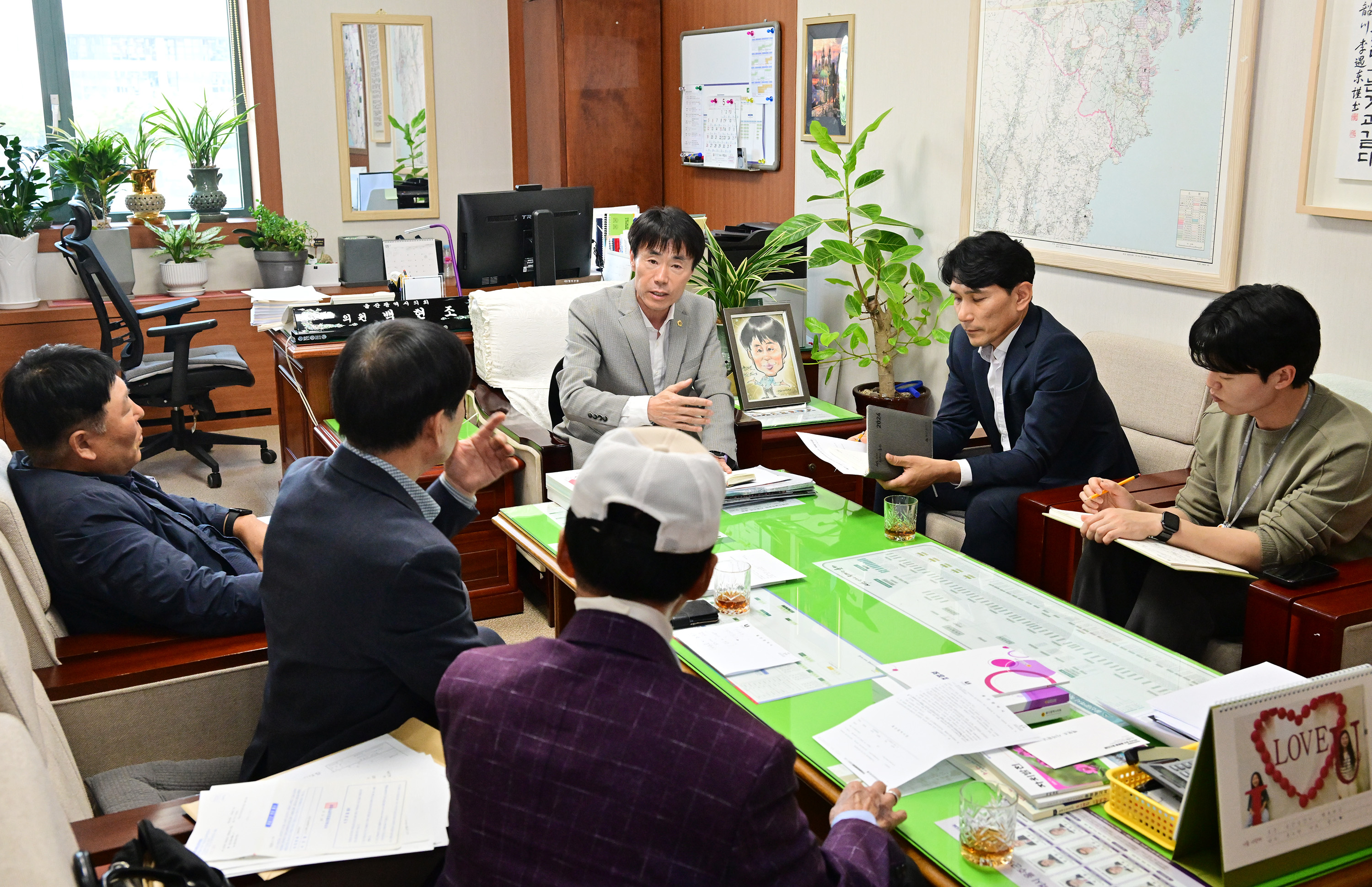 백현조 의원, 울산미포국가산업단지 확장 관련 민원청취2