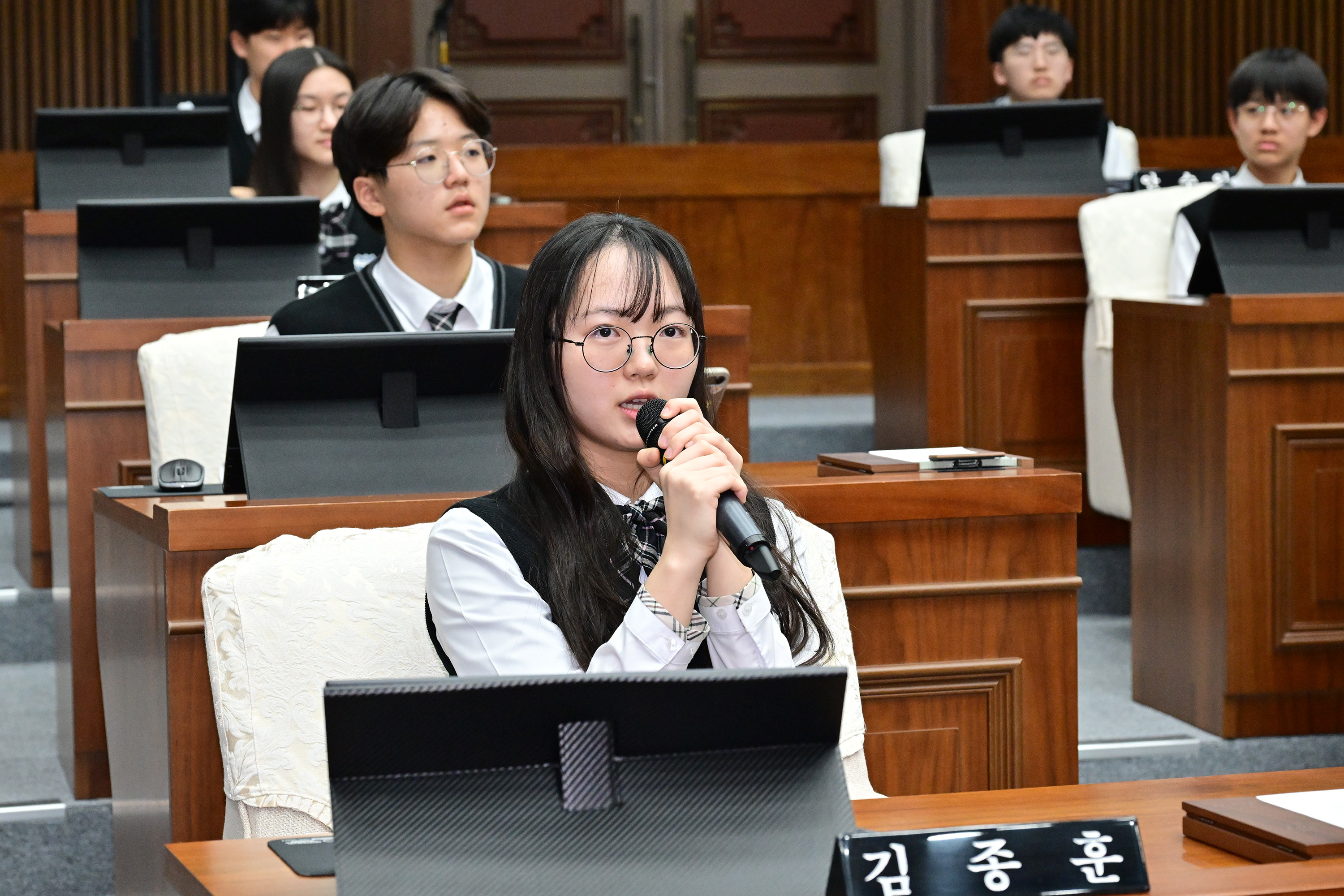 청운고등학교, 의회 본회의장 견학 9