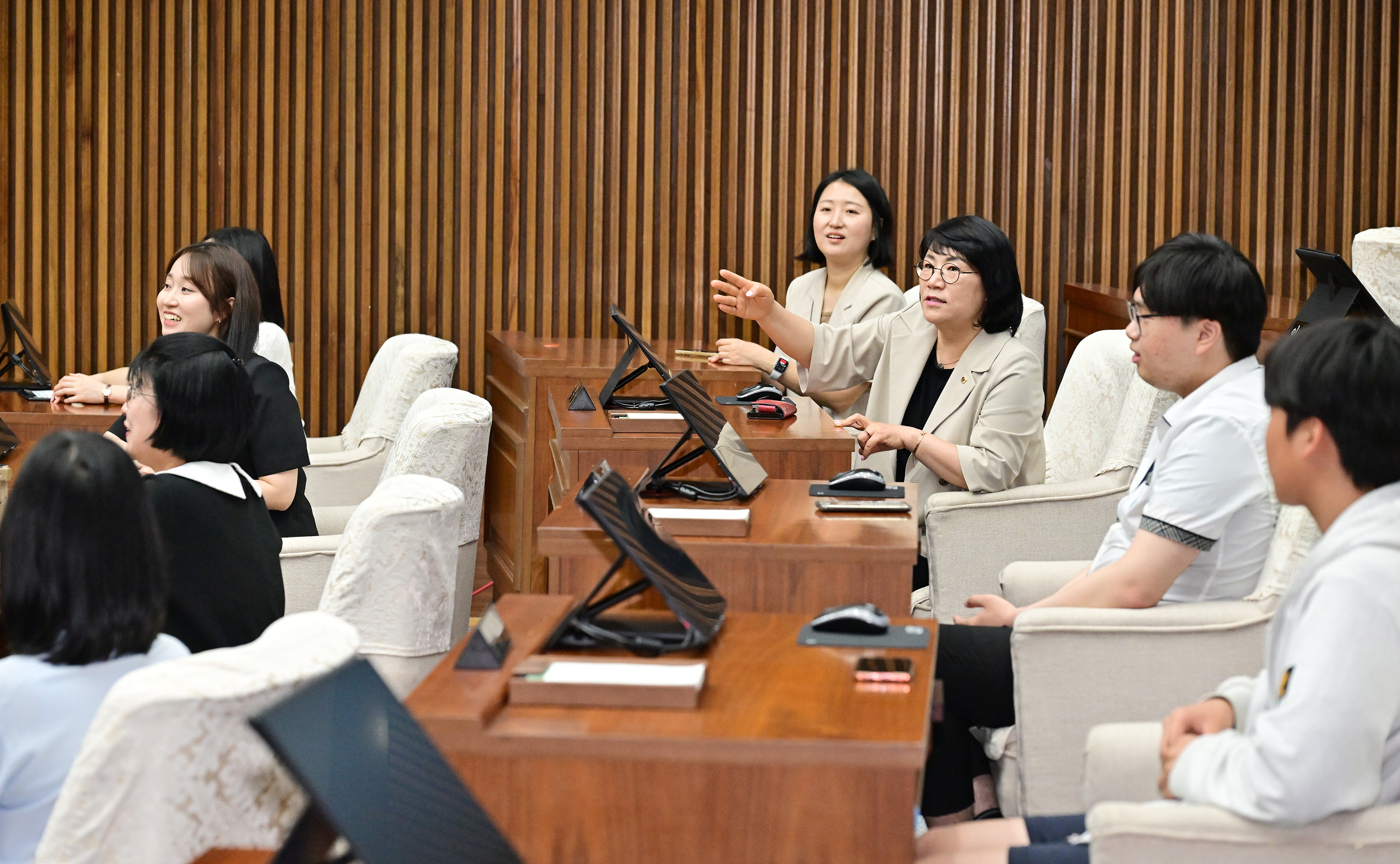 이영해 환경복지위원장, 청소년참여위원회 정책제안 간담회13