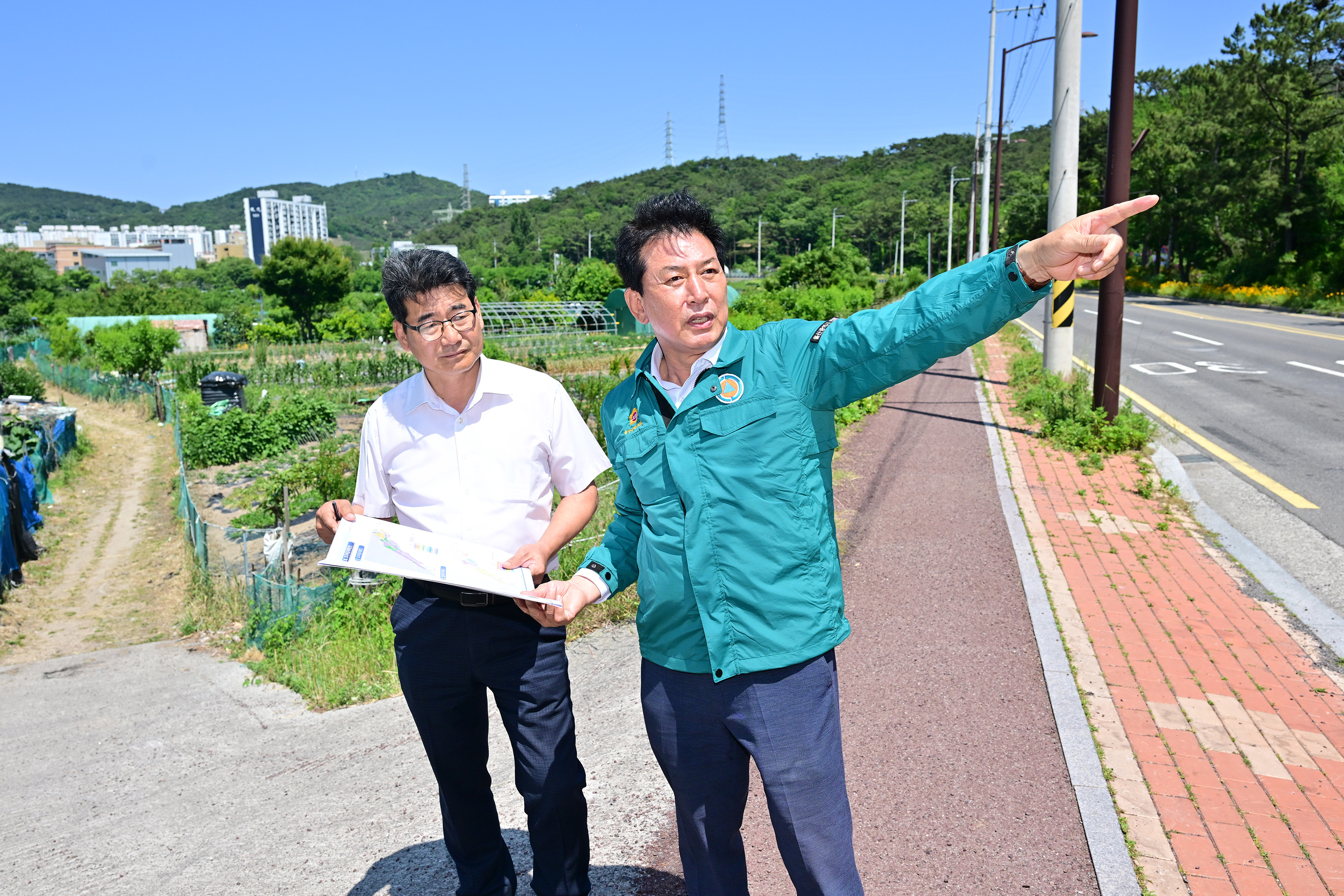 홍유준 의원, 남목 일반산업단지 조성 현장 확인1