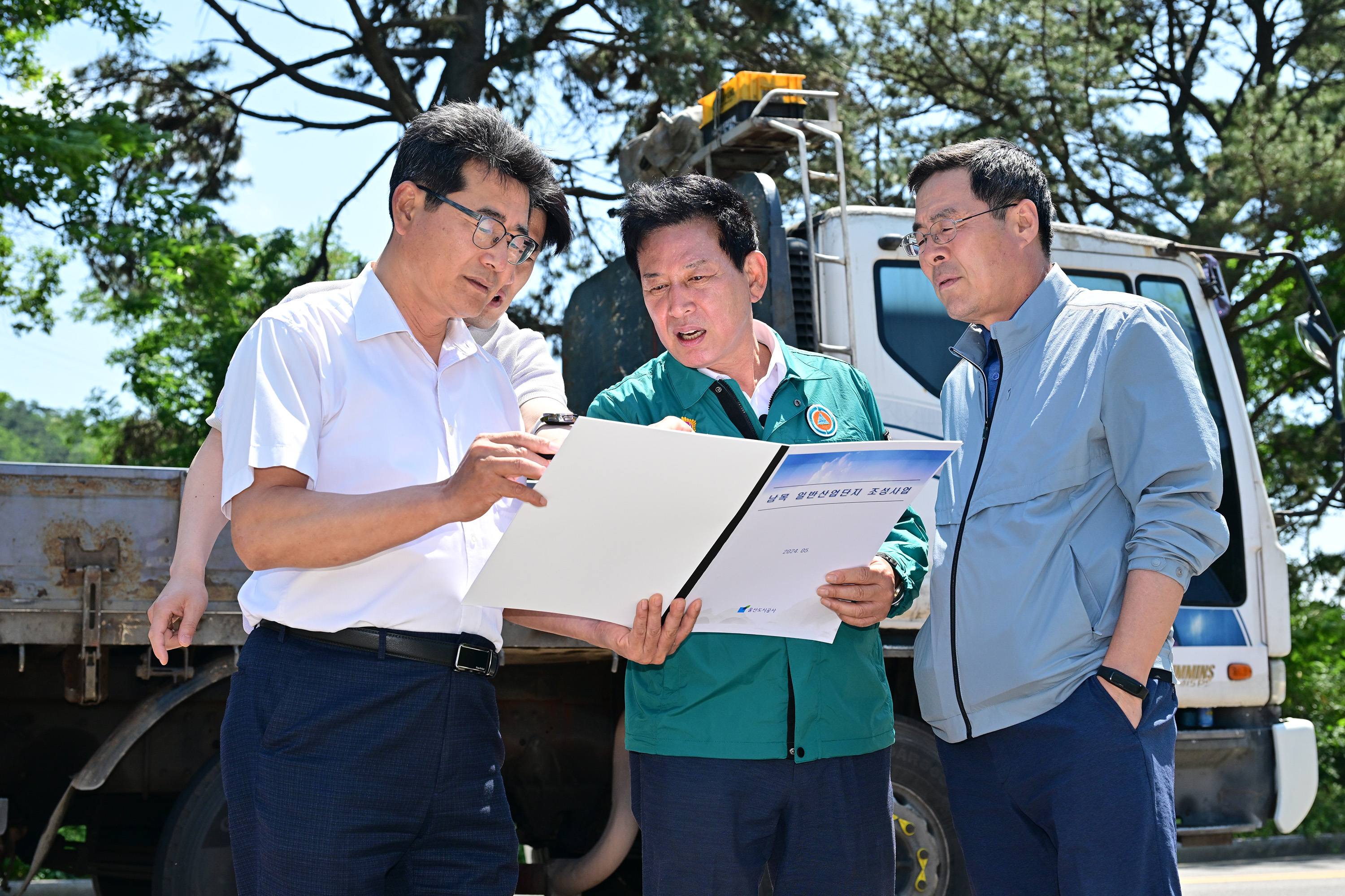 홍유준 의원, 남목 일반산업단지 조성 현장 확인2