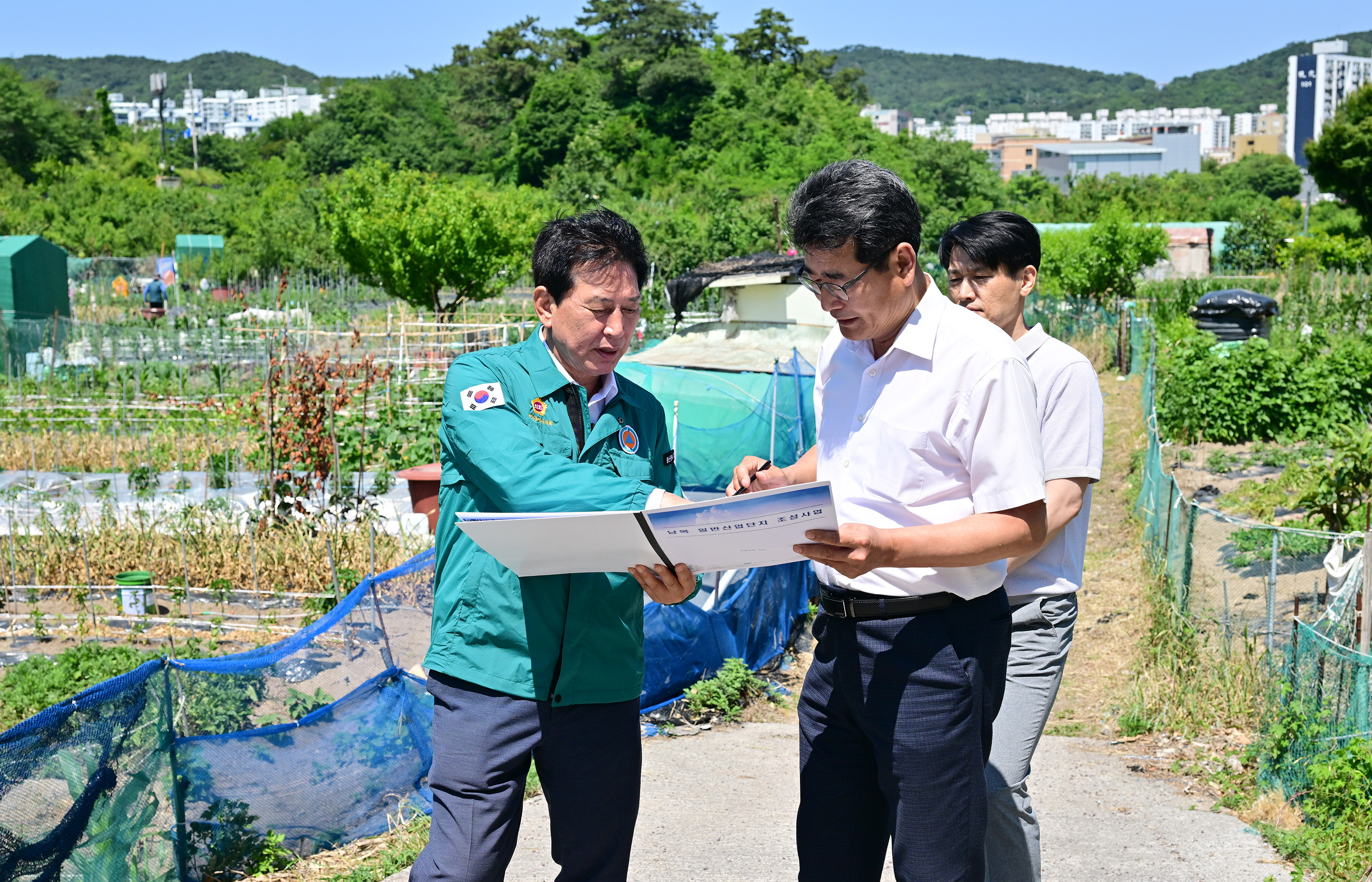 홍유준 의원, 남목 일반산업단지 조성 현장 확인3