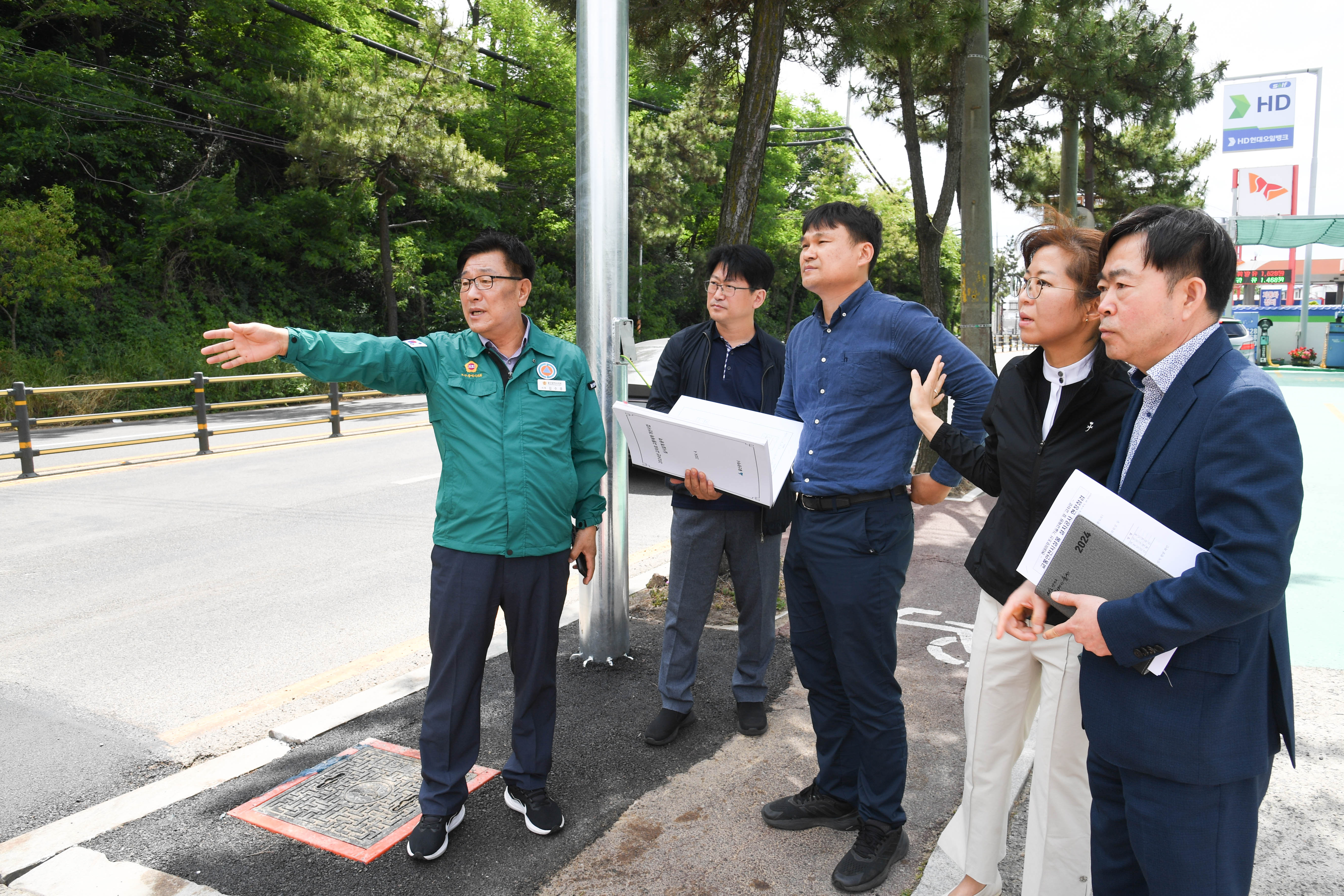 김수종 의원, 문현삼거리 교통체증 해소 관련 현장점검1