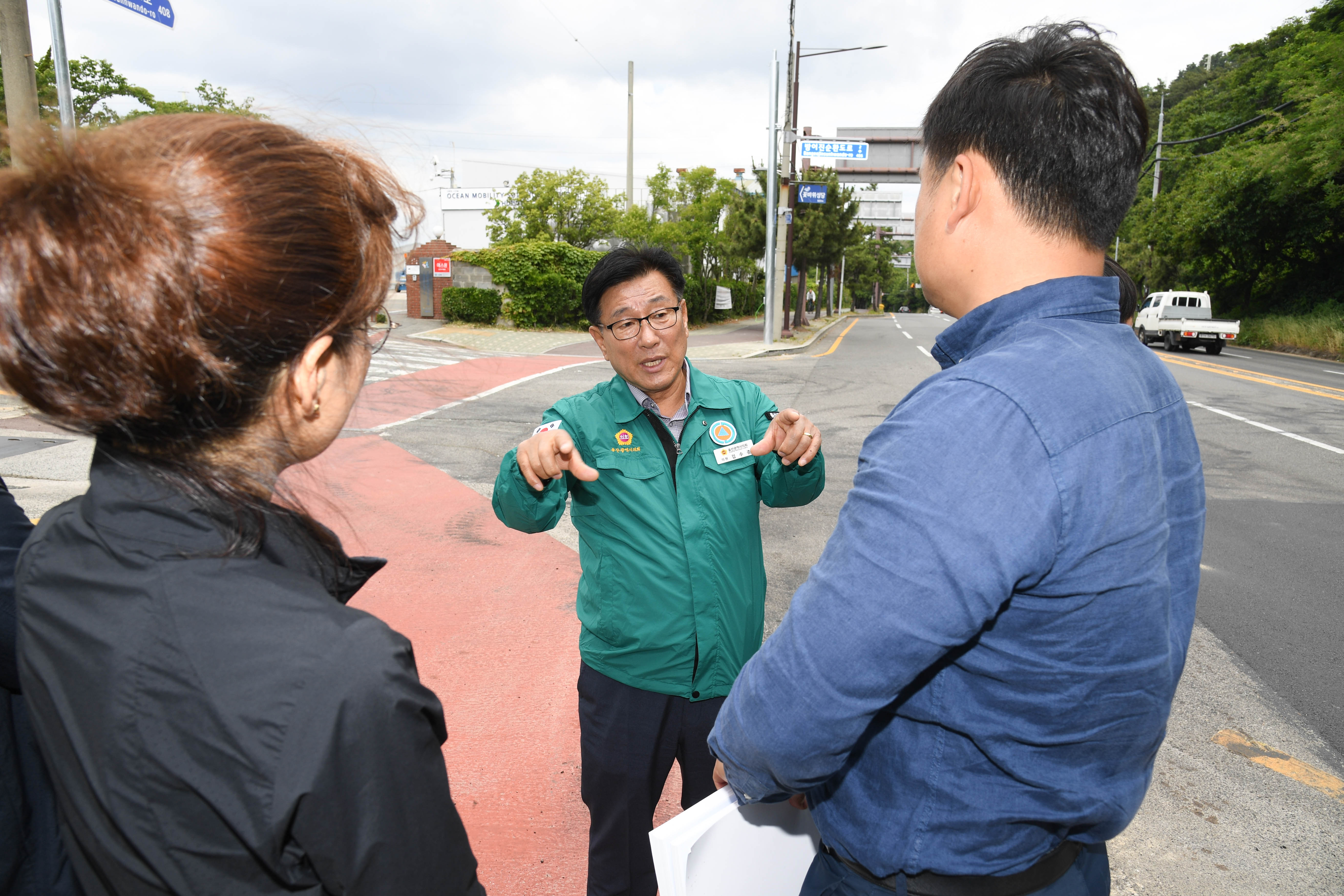 김수종 의원, 문현삼거리 교통체증 해소 관련 현장점검2