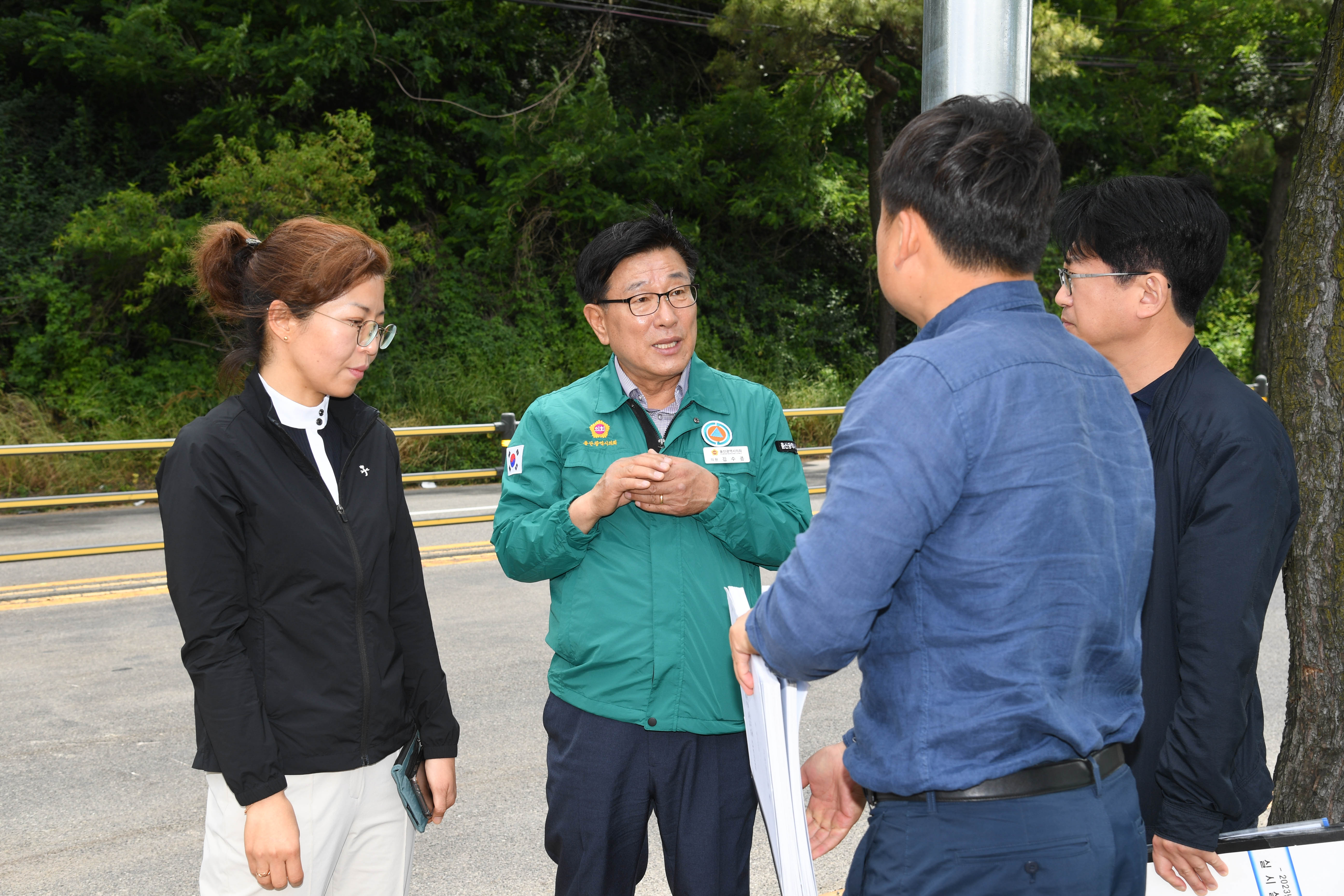 김수종 의원, 문현삼거리 교통체증 해소 관련 현장점검6