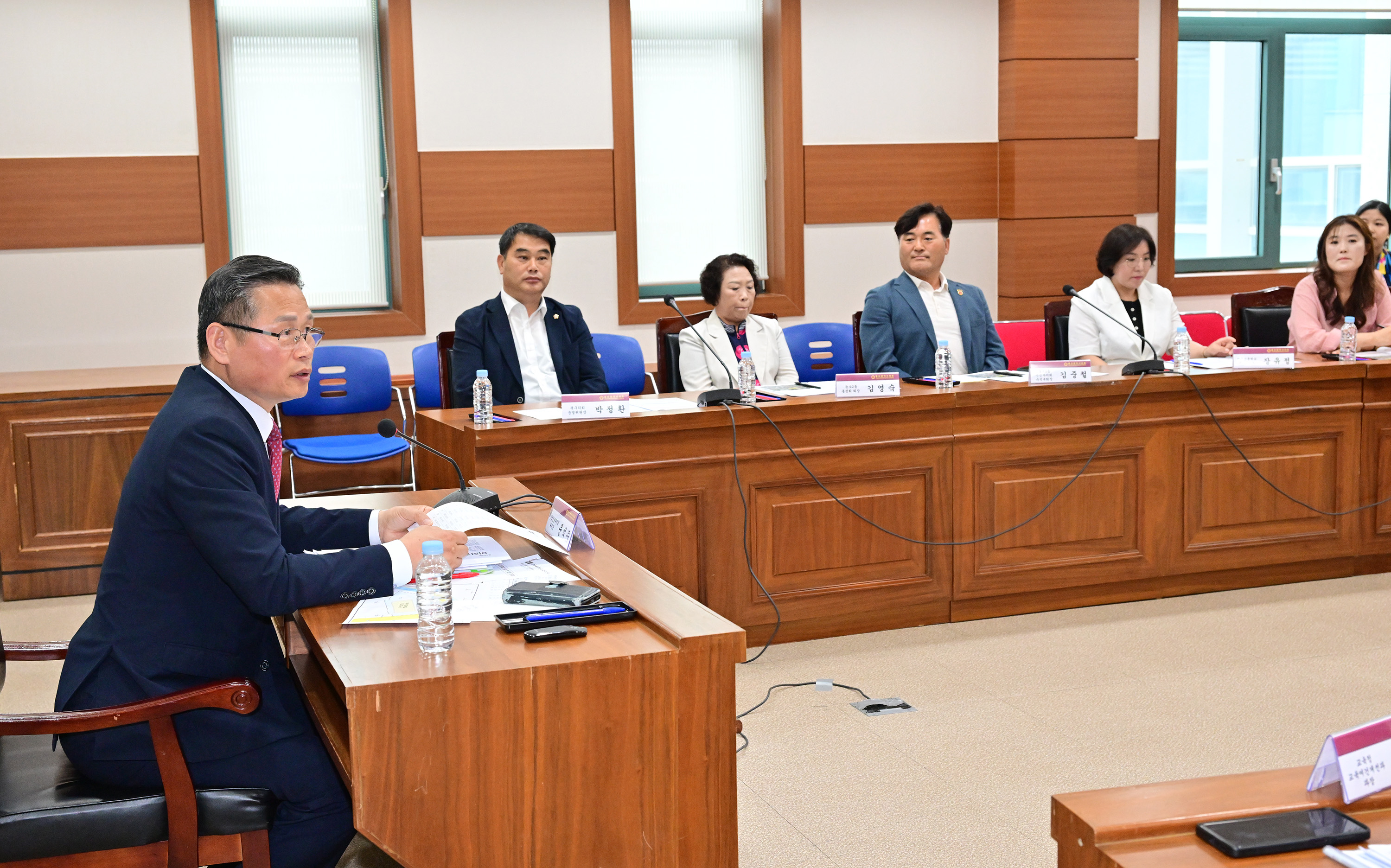 문석주 산업건설위원장, 북구 농소지역 중·고등학교 신설 및 이전 간담회8