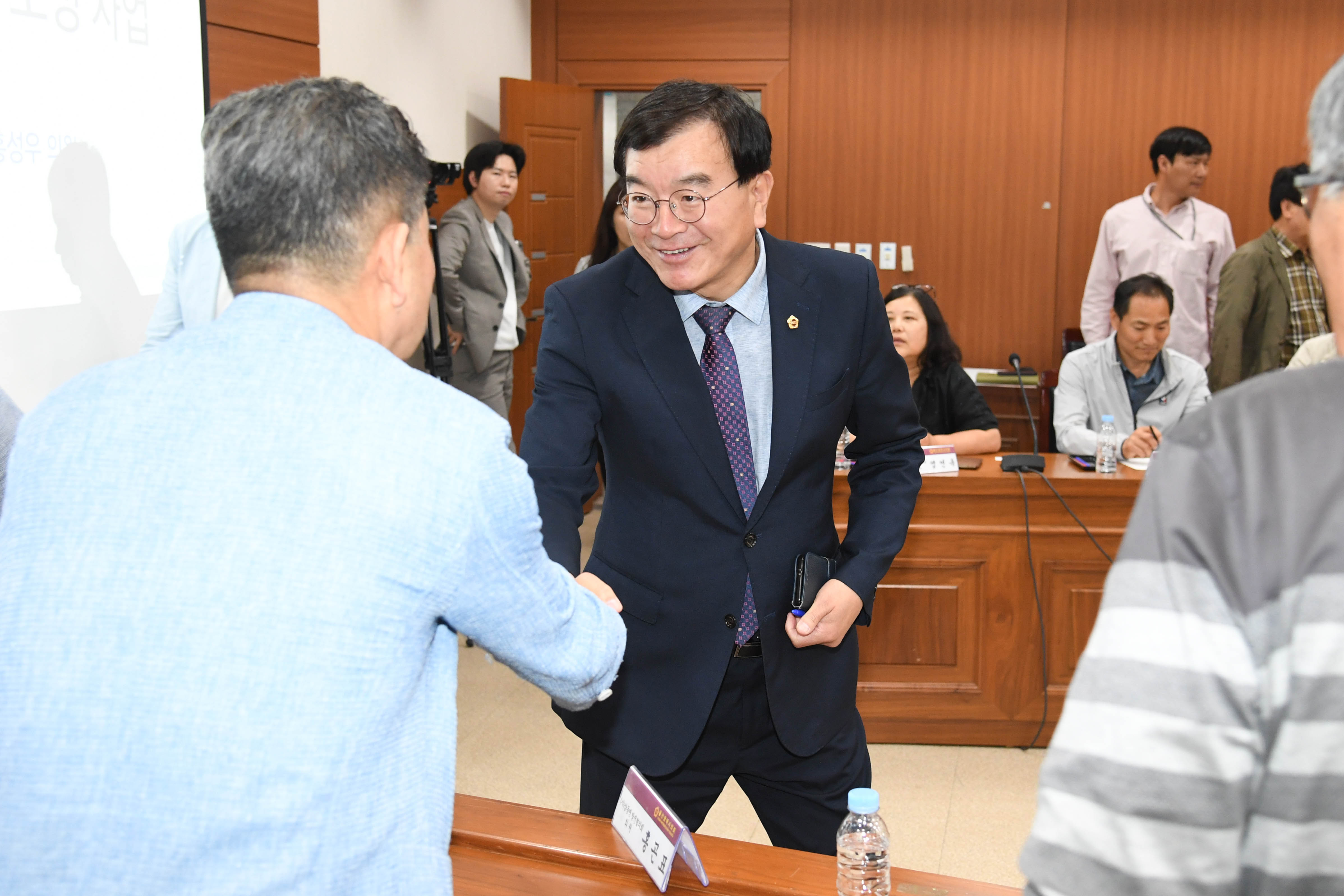 홍성우 교육위원장, 대암댐 수변공원화 조성 논의 간담회10