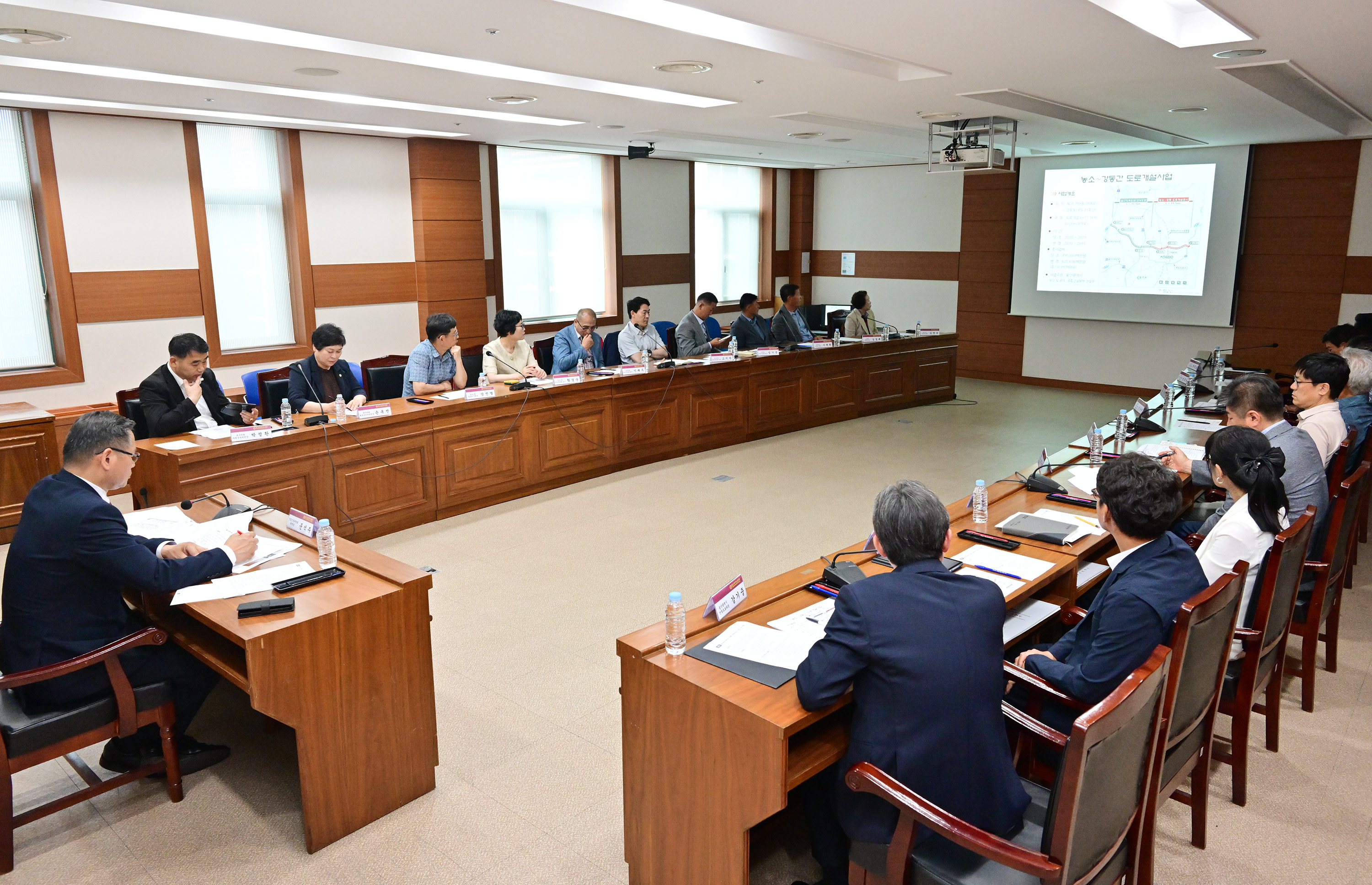 문석주 산업건설위원장, 가대IC~강동IC 구간 도로 추진 간담회9