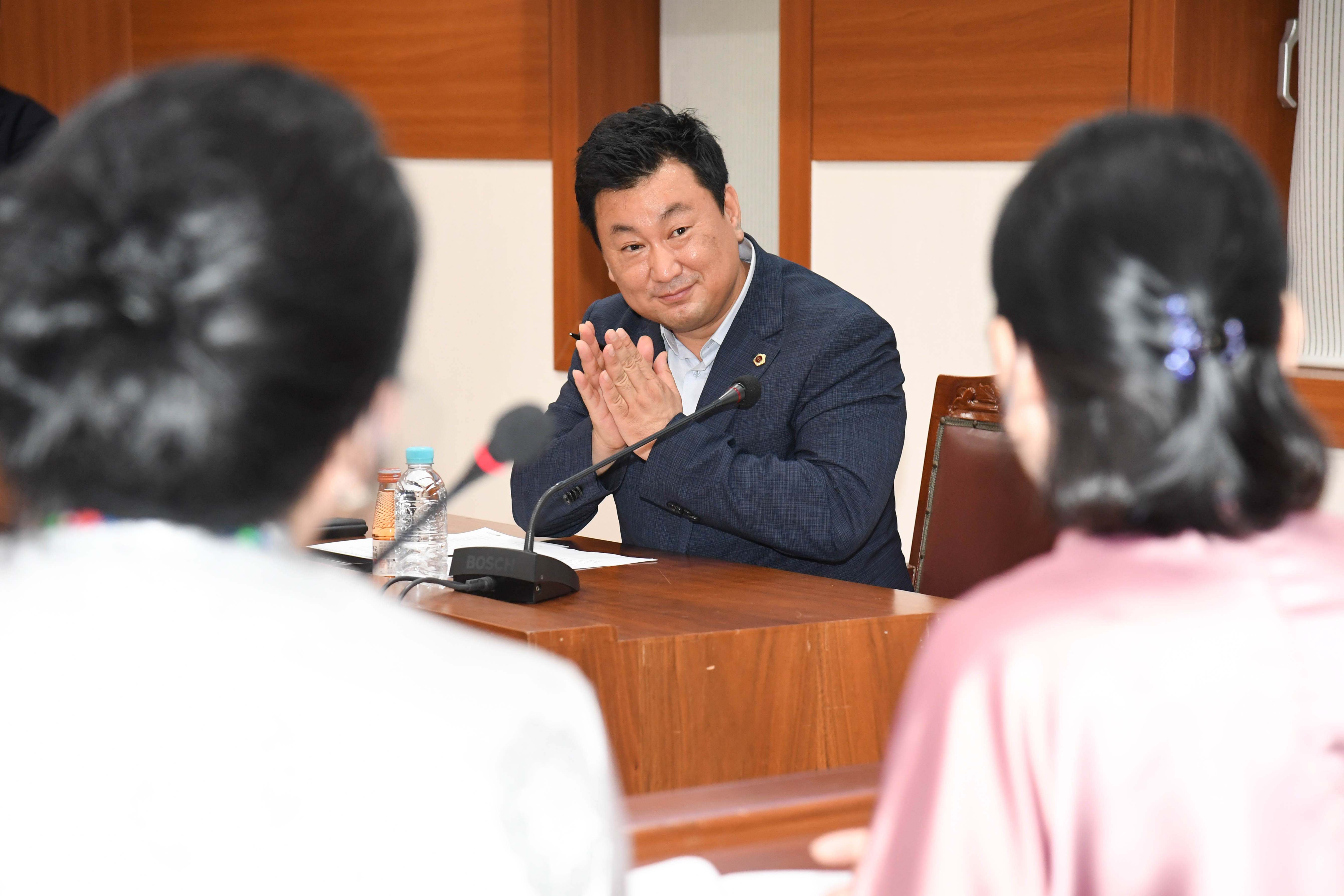 안대룡 교육위원장, 몽골 바양주르흐구 교육분야 벤치마킹 방문단 환영 간담회8