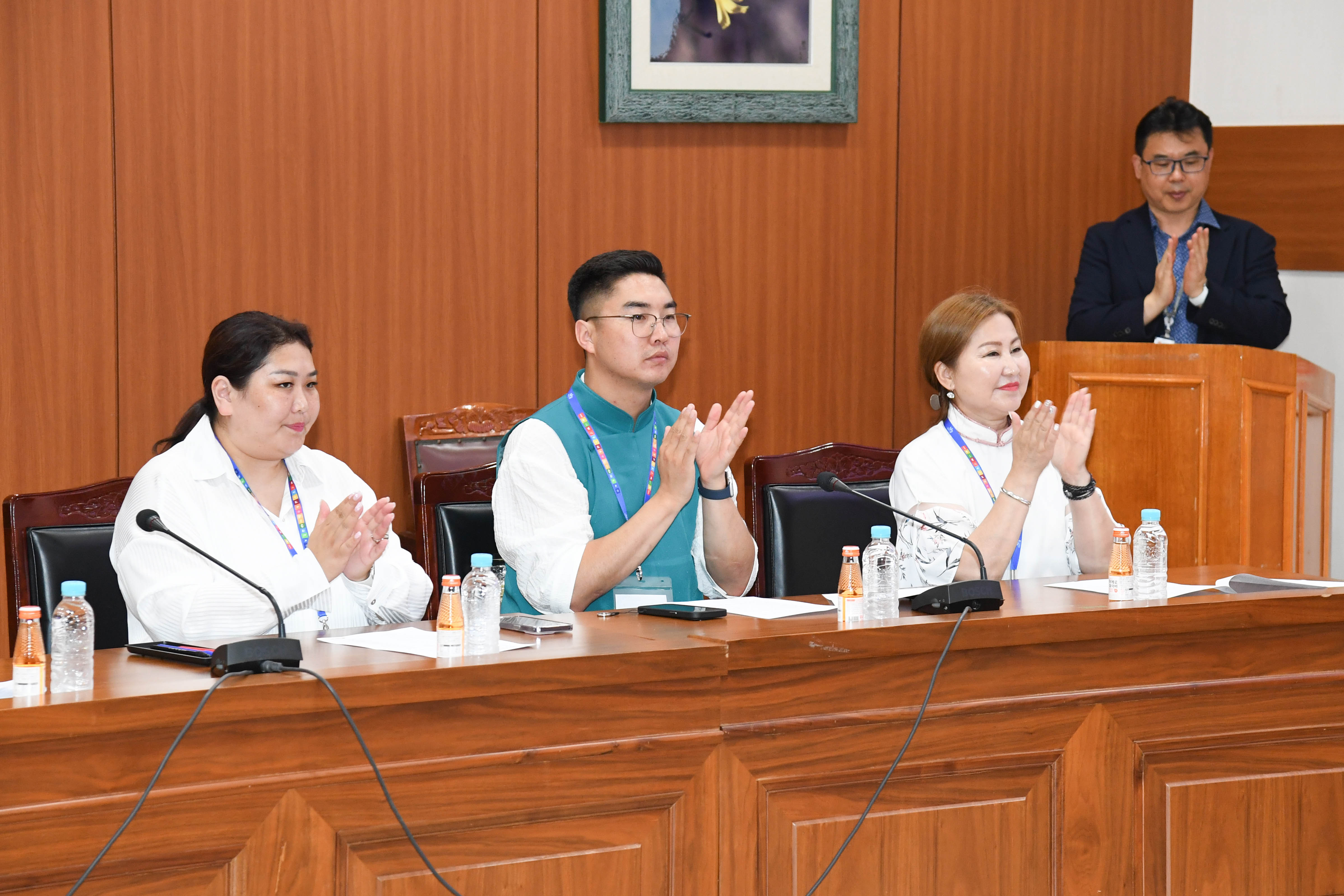 안대룡 교육위원장, 몽골 바양주르흐구 교육분야 벤치마킹 방문단 환영 간담회9