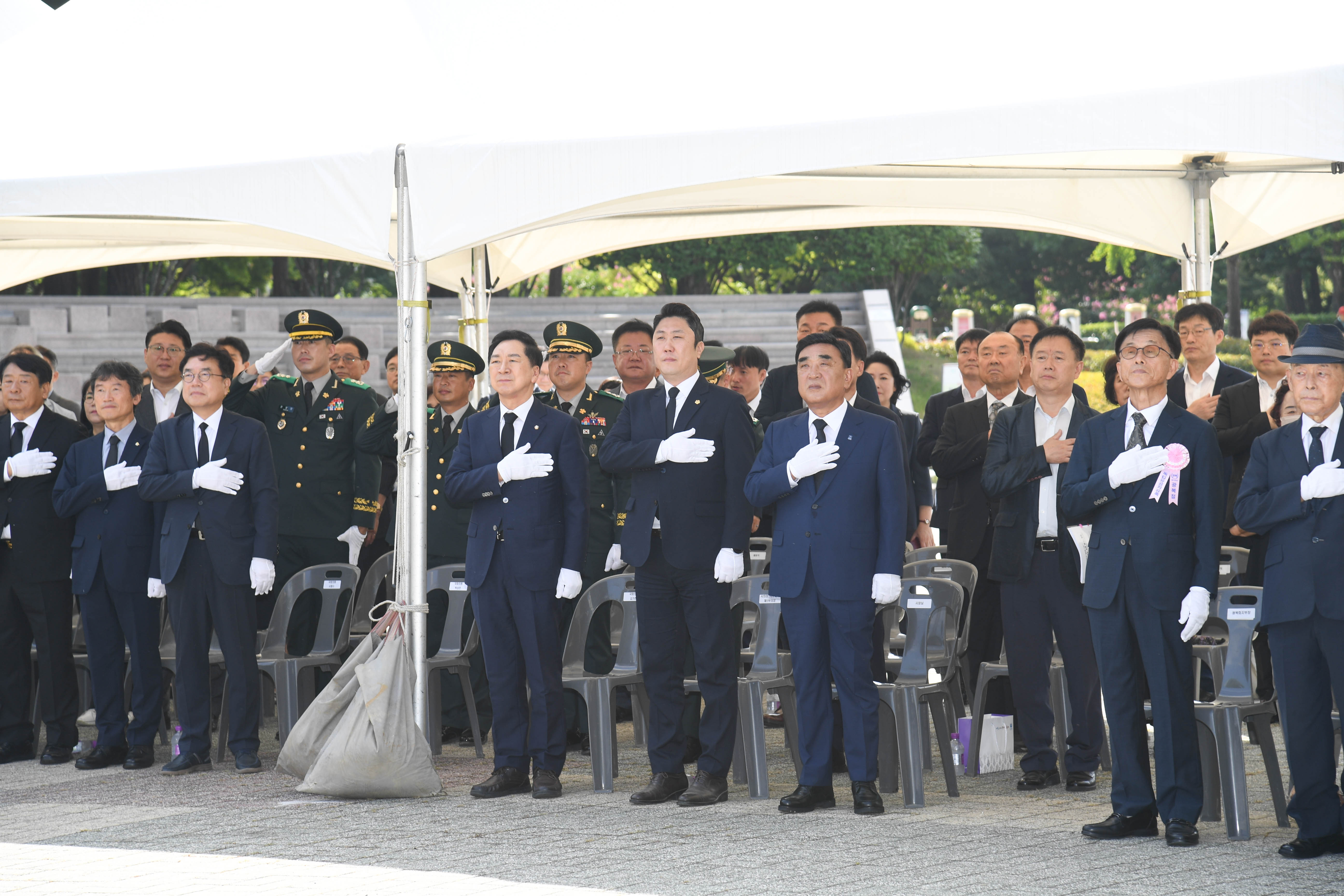 울산항일독립운동기념탑 참배 및 박상진 의사 동상 제막식3