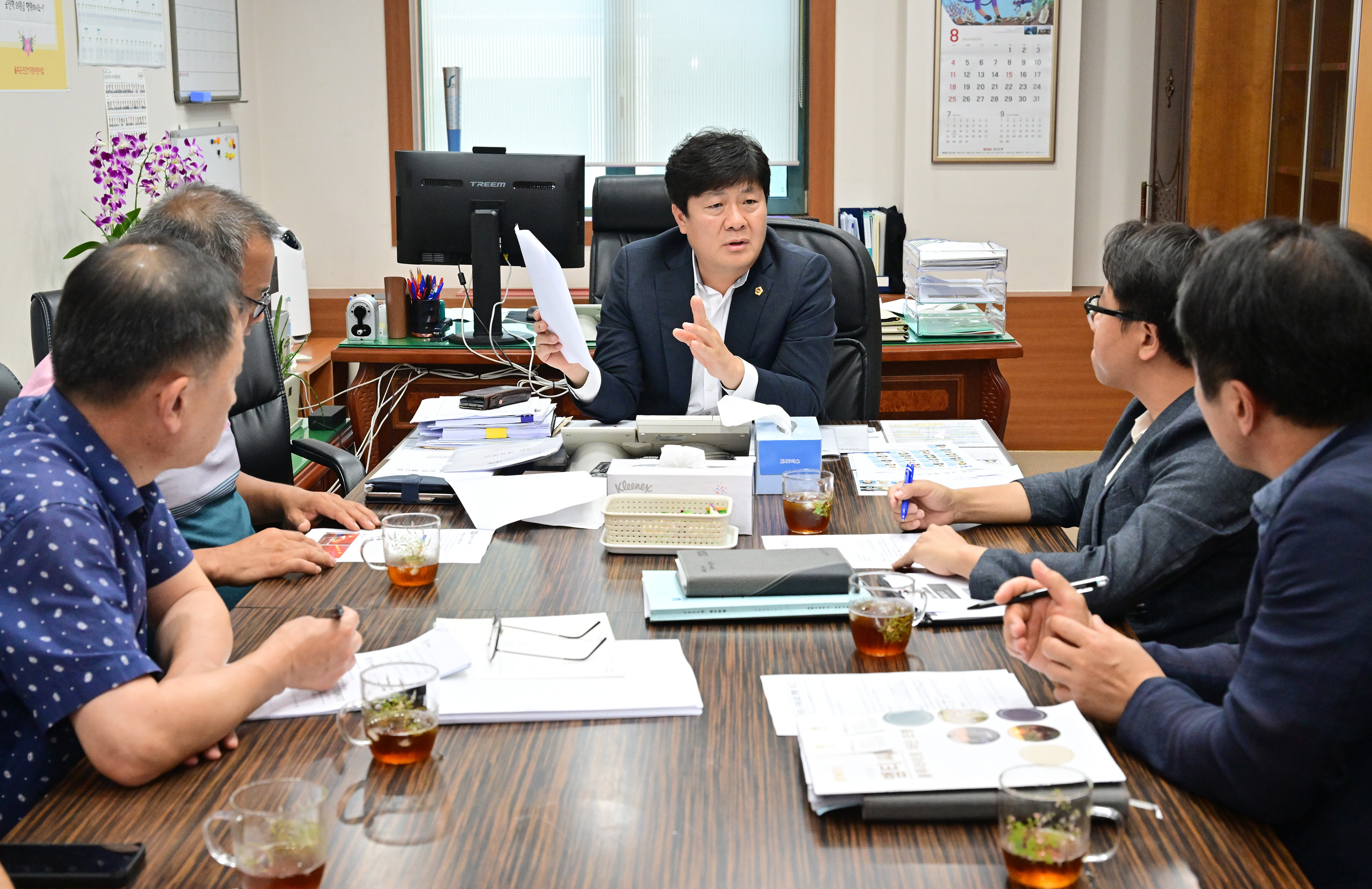 공진혁 운영위원장, 전국한우협회 울산시지회 임원 간담회1