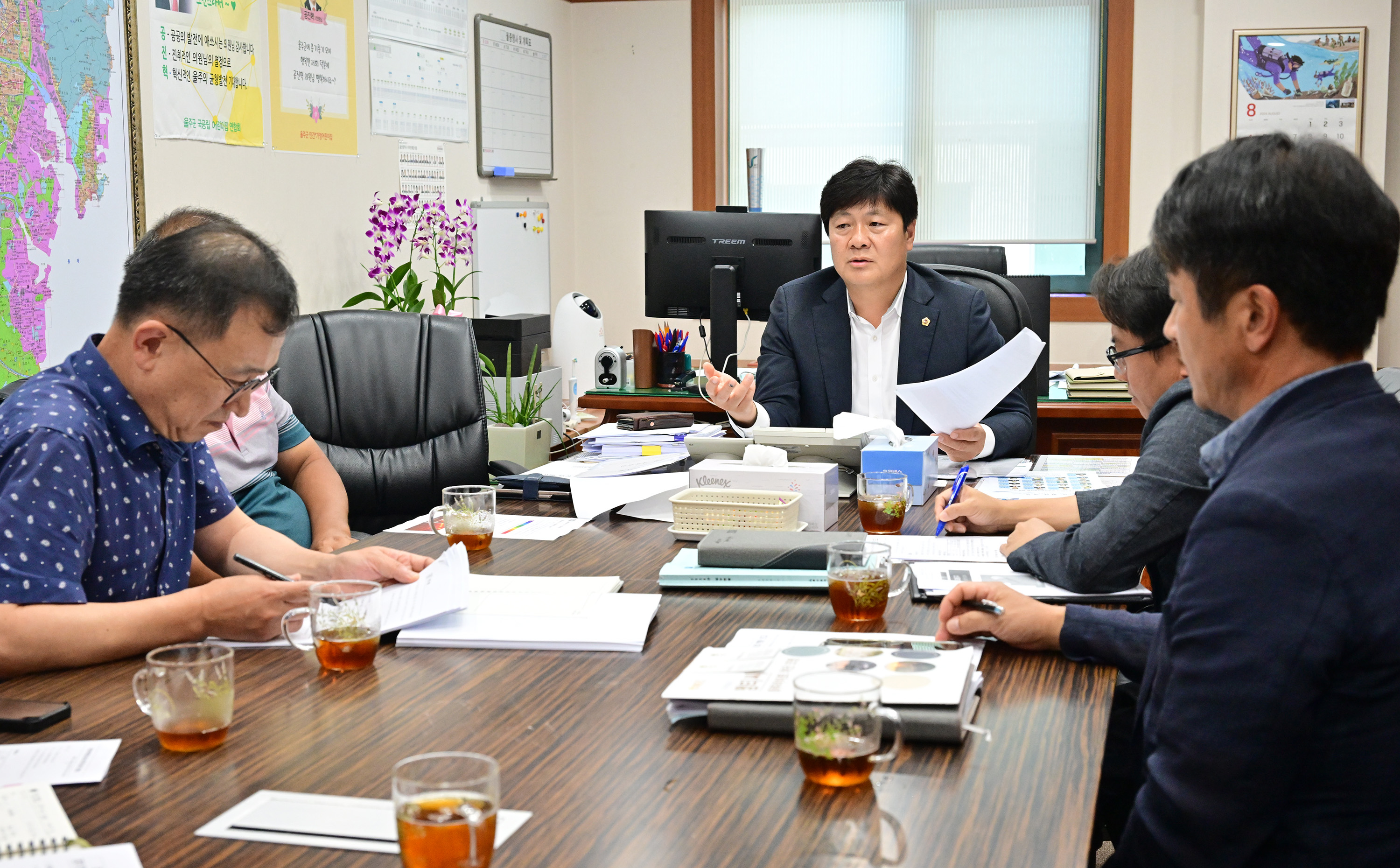 공진혁 운영위원장, 전국한우협회 울산시지회 임원 간담회2