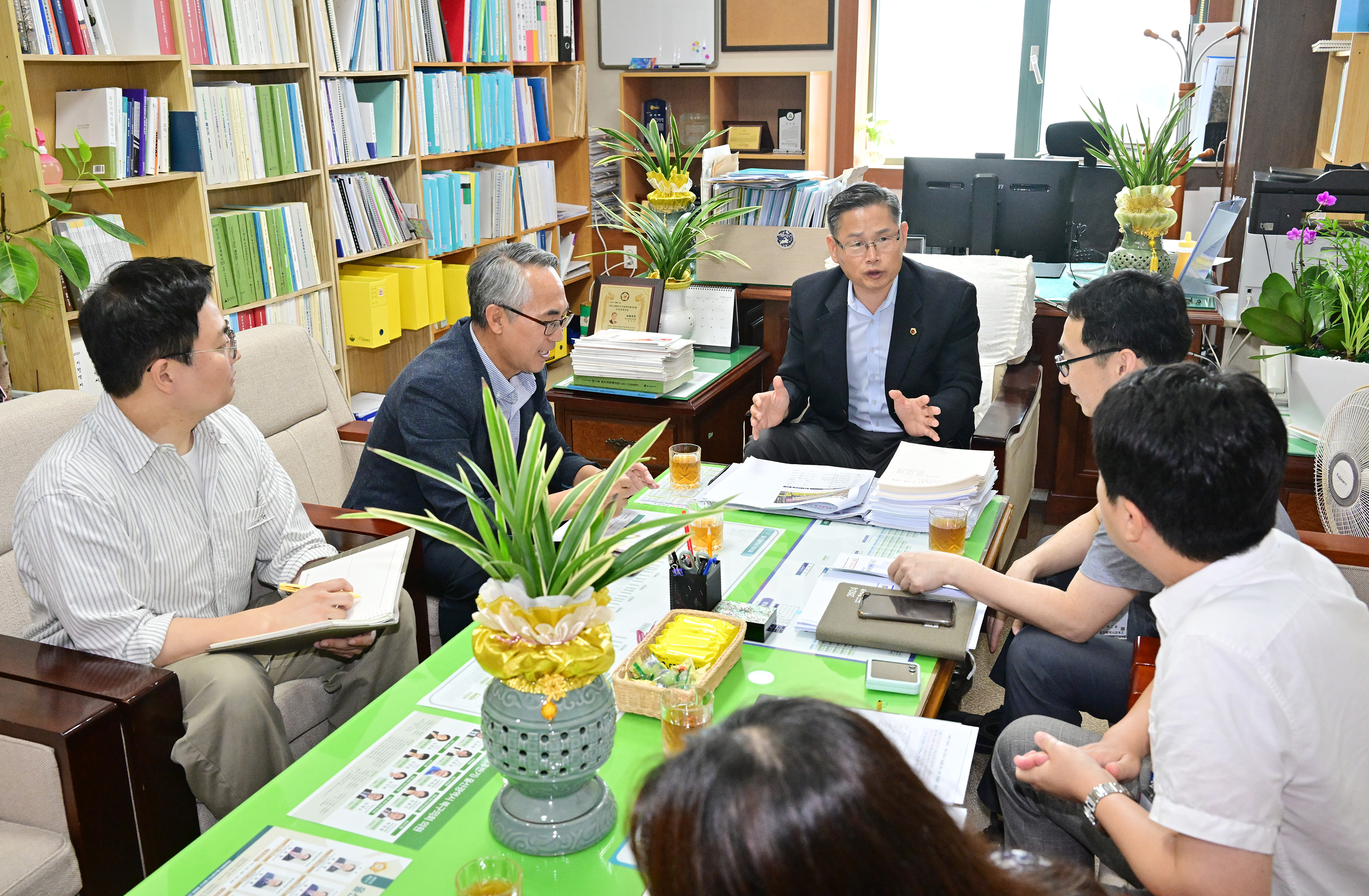 문석주 의원, (가칭)약수고 신설 확정 간담회3