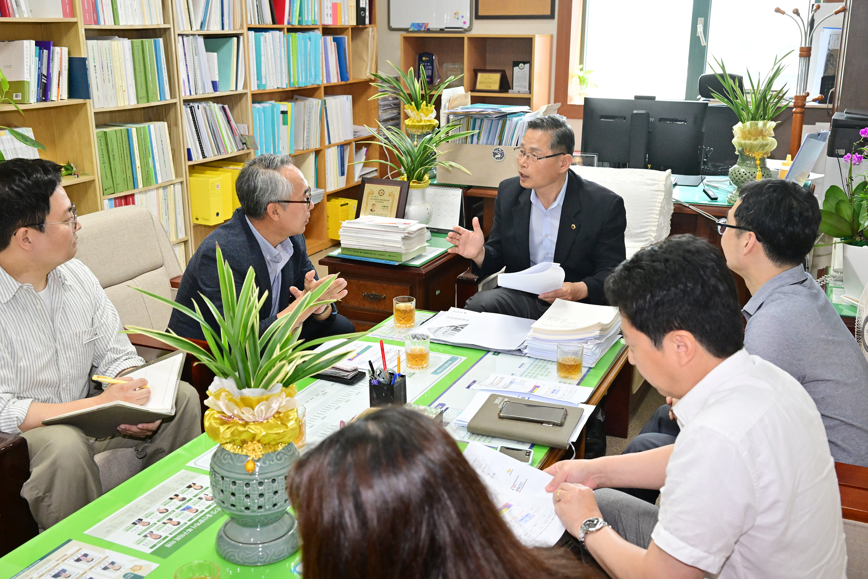 문석주 의원, (가칭)약수고 신설 확정 간담회5