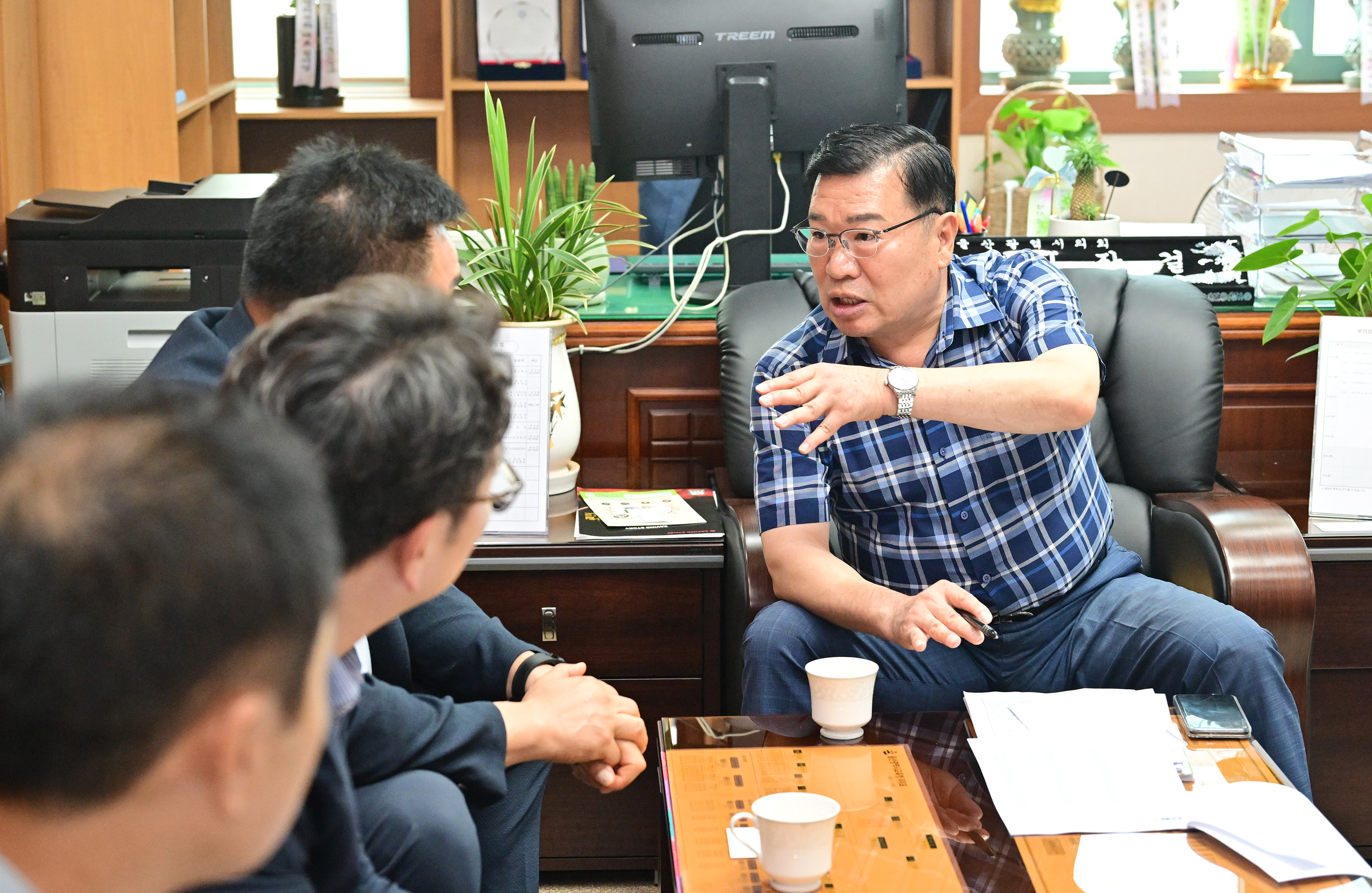 이장걸 행정자치위원장, 울산시설공단 직원 처우개선 관련 간담회7