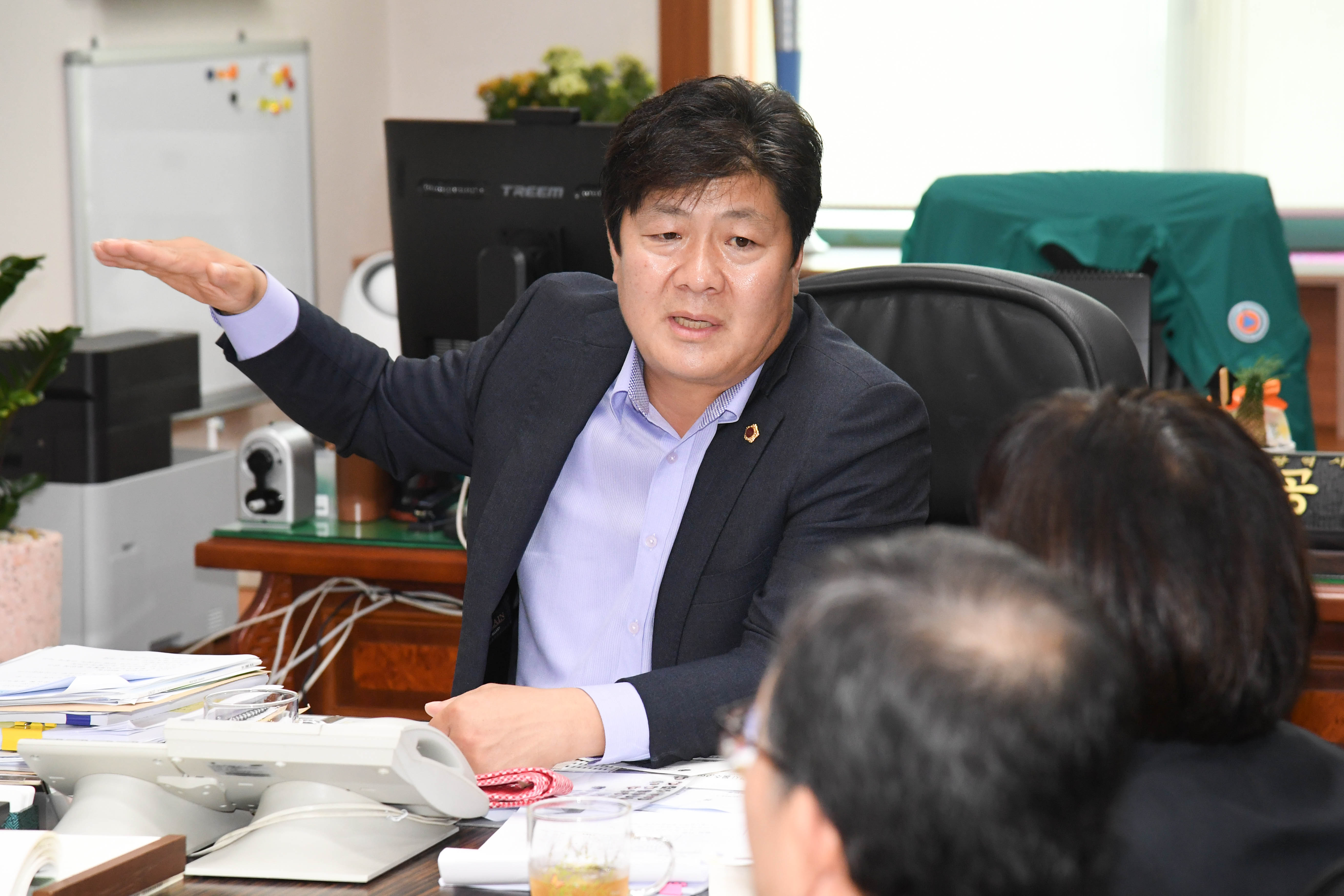 공진혁 의회운영위원장, 임시숙소 용도 가설건축물 축조 관련 관계부서 협의 간담회5