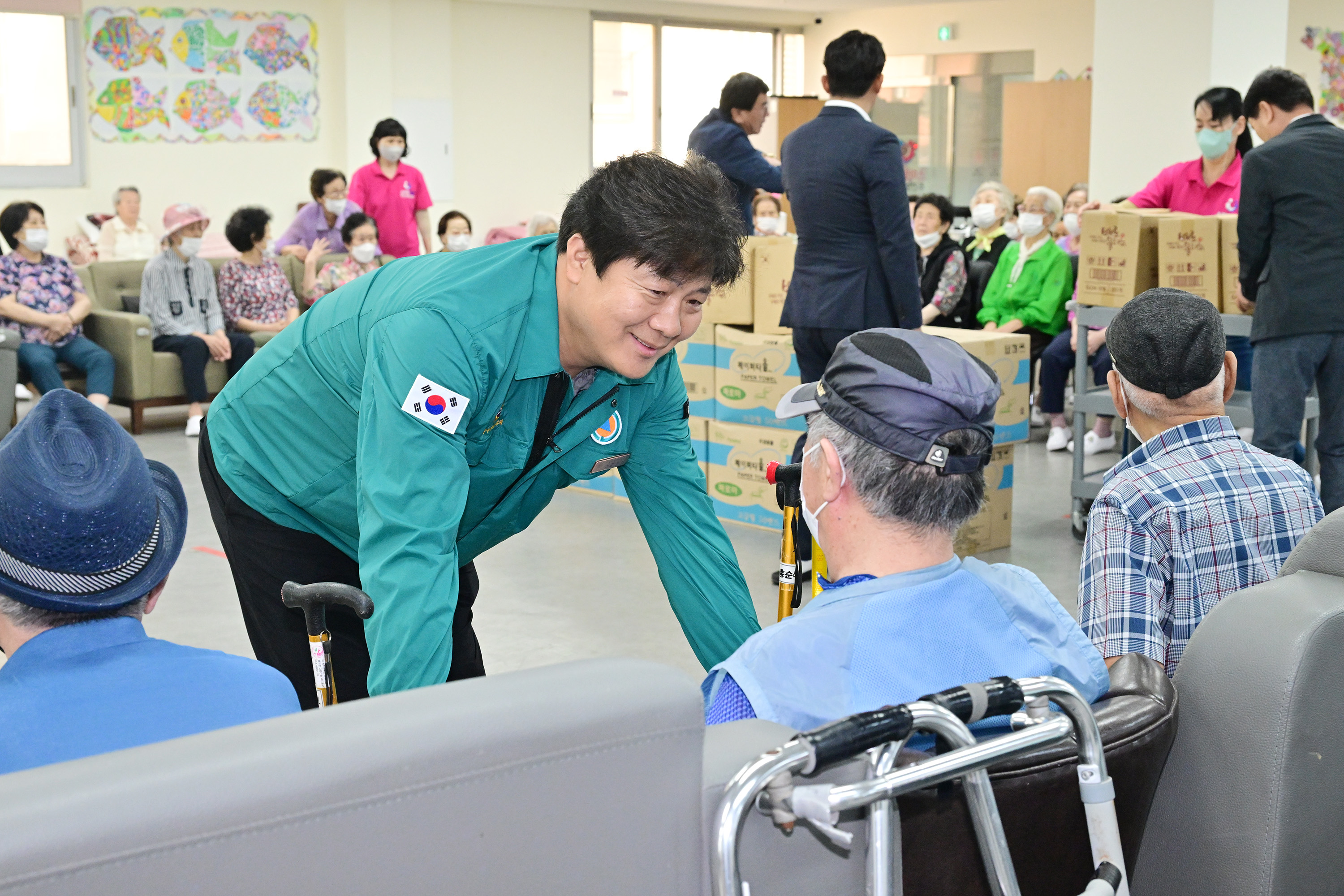 공진혁 의회운영위원장·홍성우·김종훈 의원, 추석맞이 사회복지시설 위문2