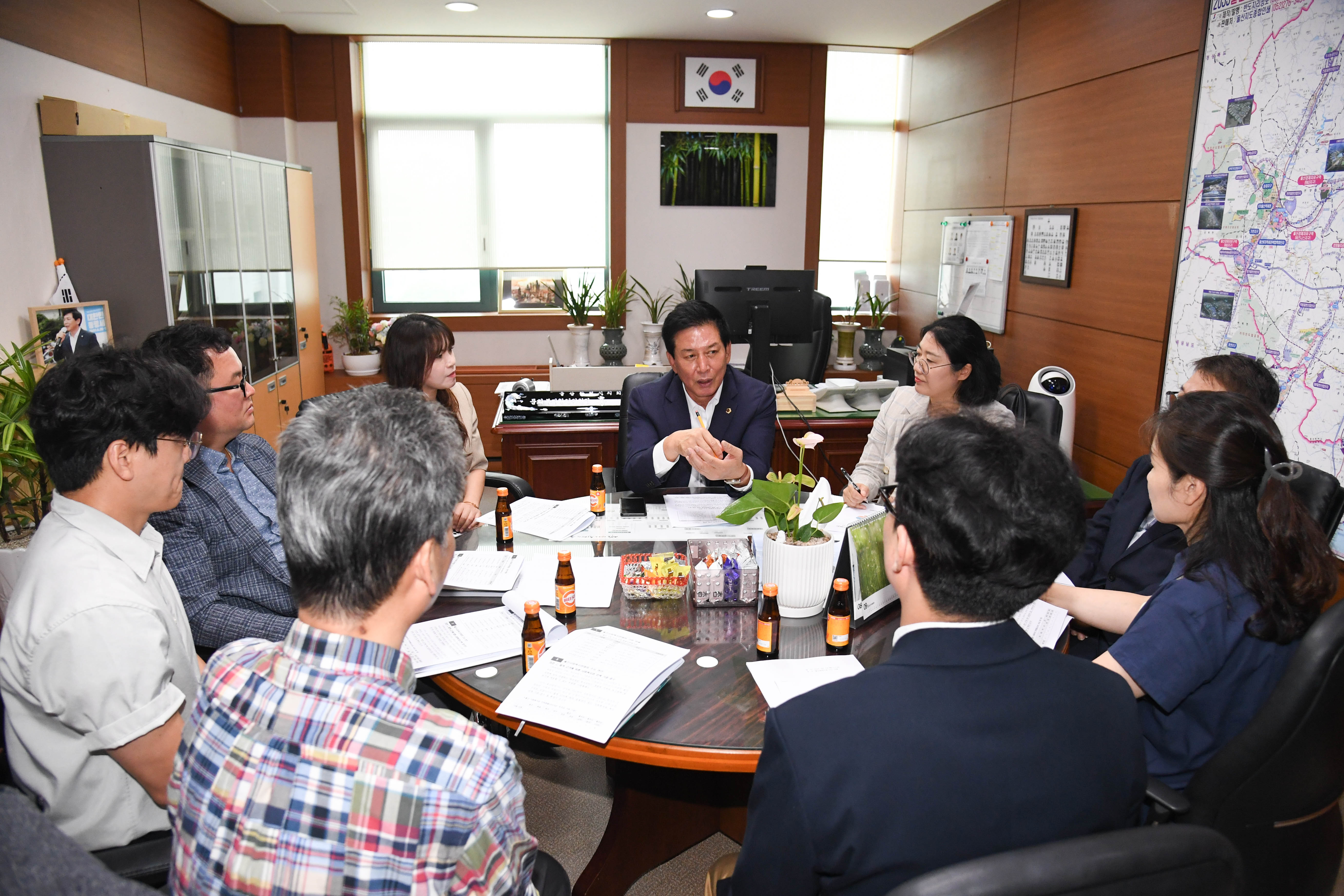 홍유준 문화복지환경위원장, 8개 종합사회복지관 관장의견청취 간담회4