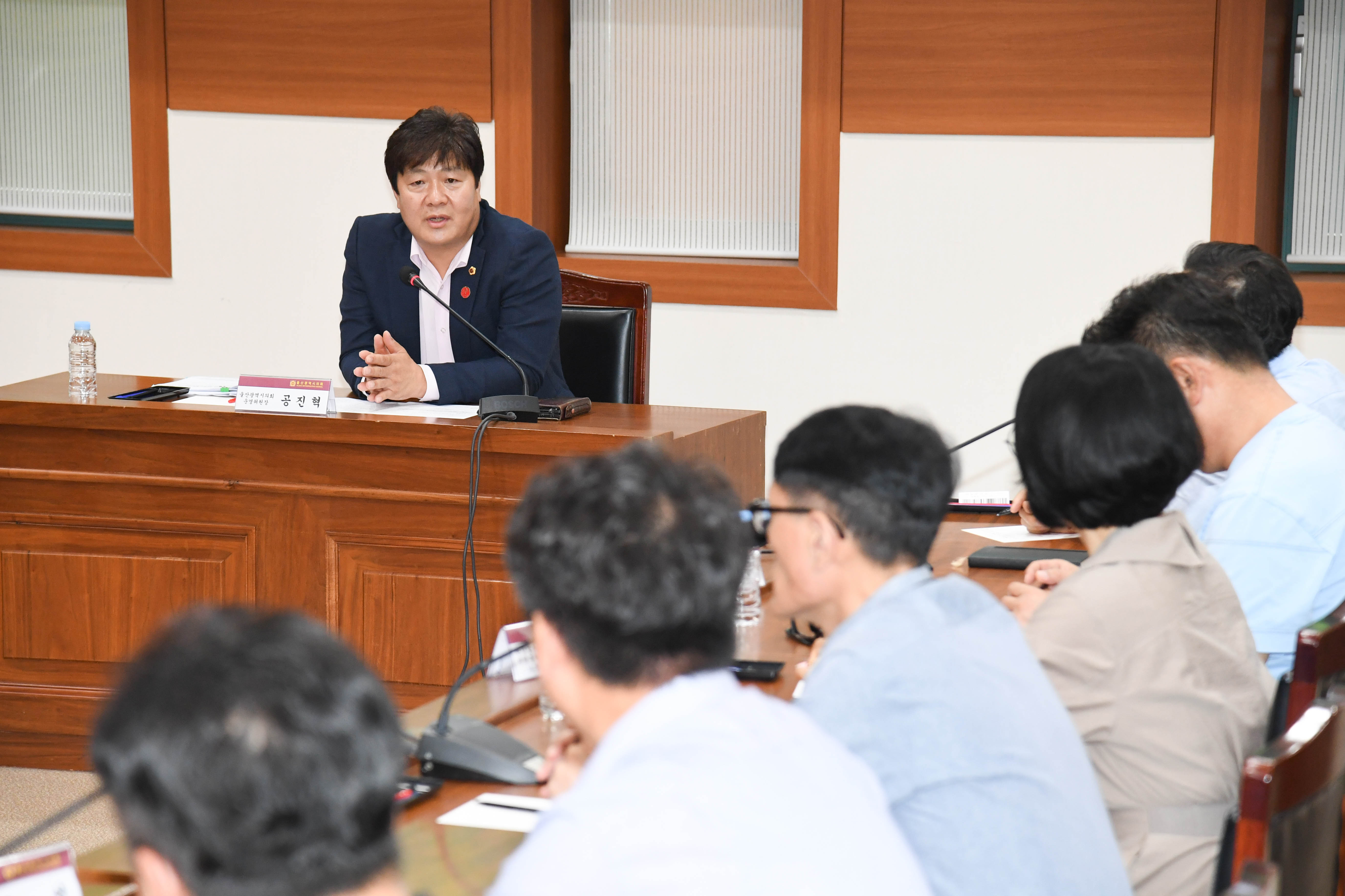 공진혁 의회운영위원장, 온양읍 발리 일원 학교용지 관련 지역주택조합 의견 청취 간담회6