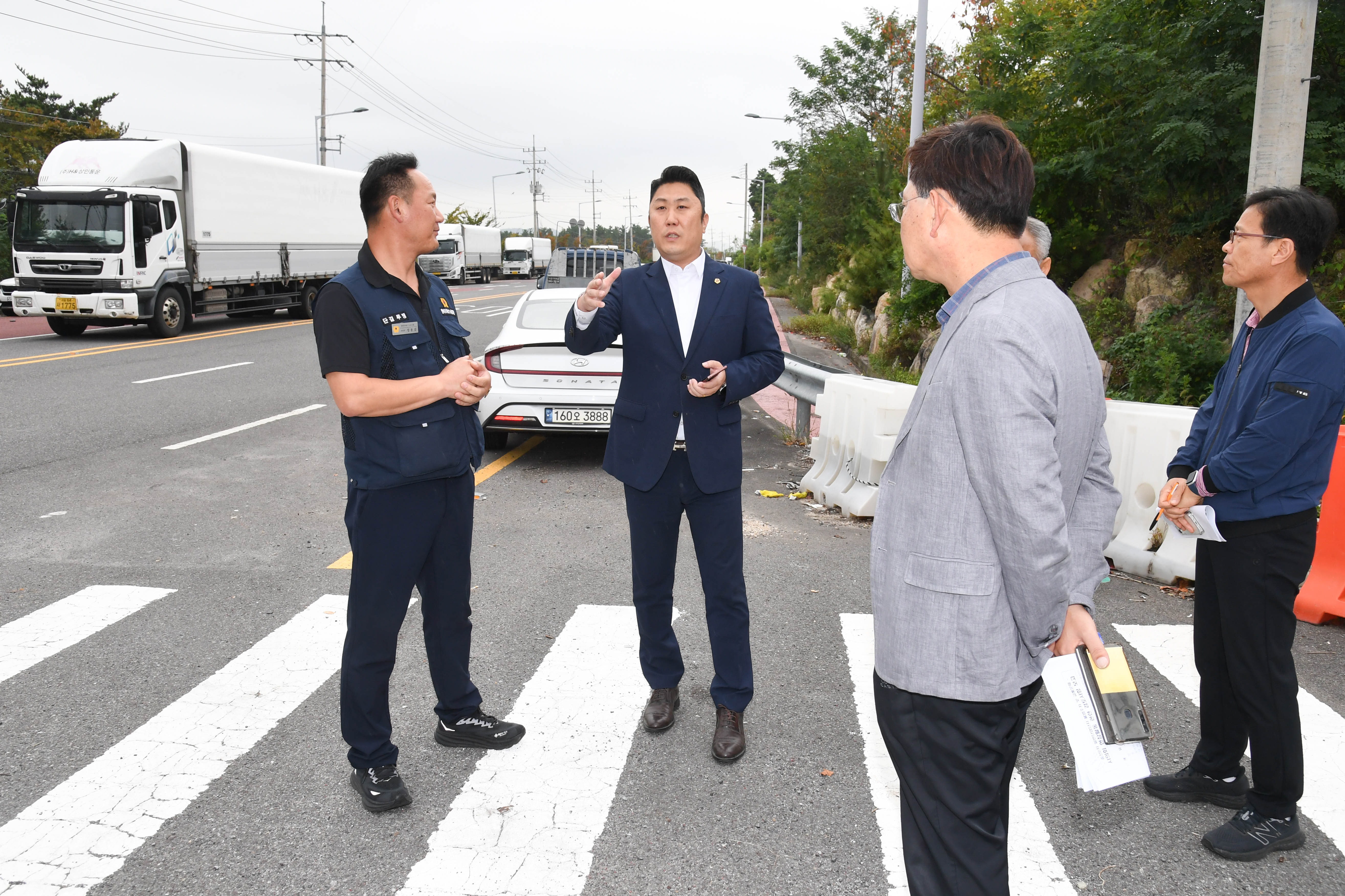 김종섭 의장직무대리, 중산2차 일반산업단지 입주 기업 방문 및 불법주차 현황 청취4