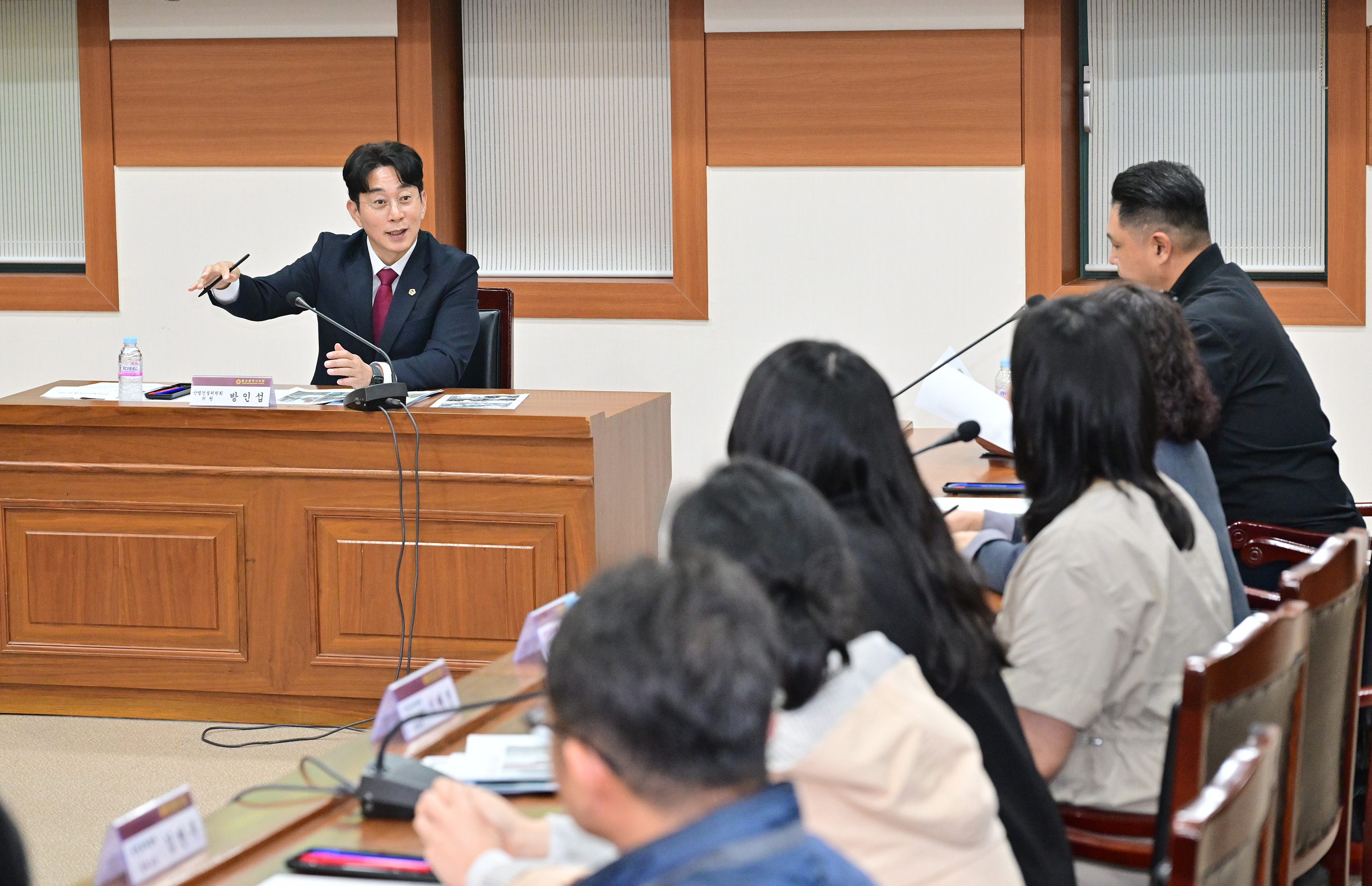 방인섭 의원, 여천초교 통학로 안전 확보를 위한 간담회3