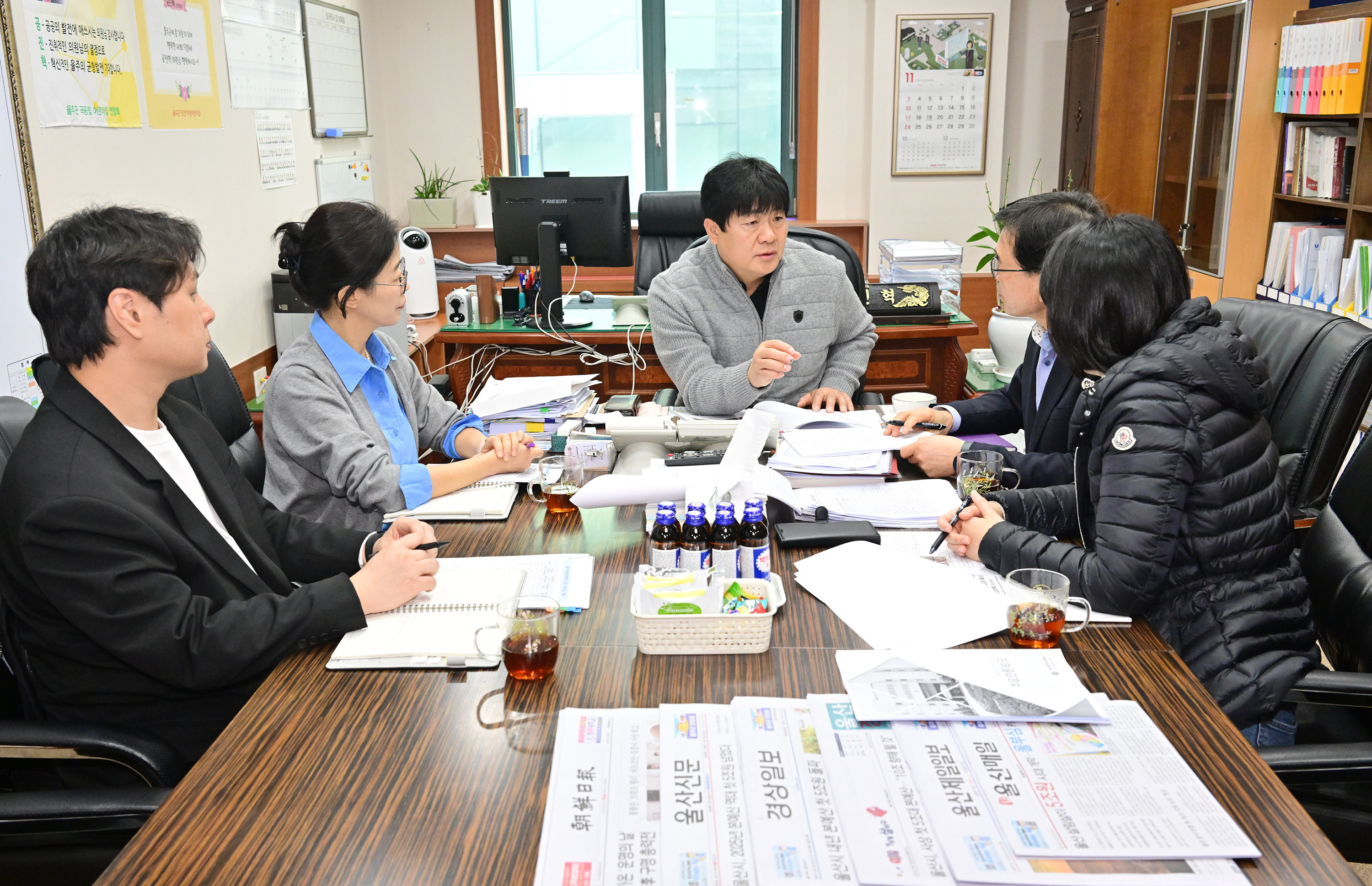 공진혁 의회운영위원장, 울산국가산단 지하 배관 통합안전관리주체 적절성 협의5