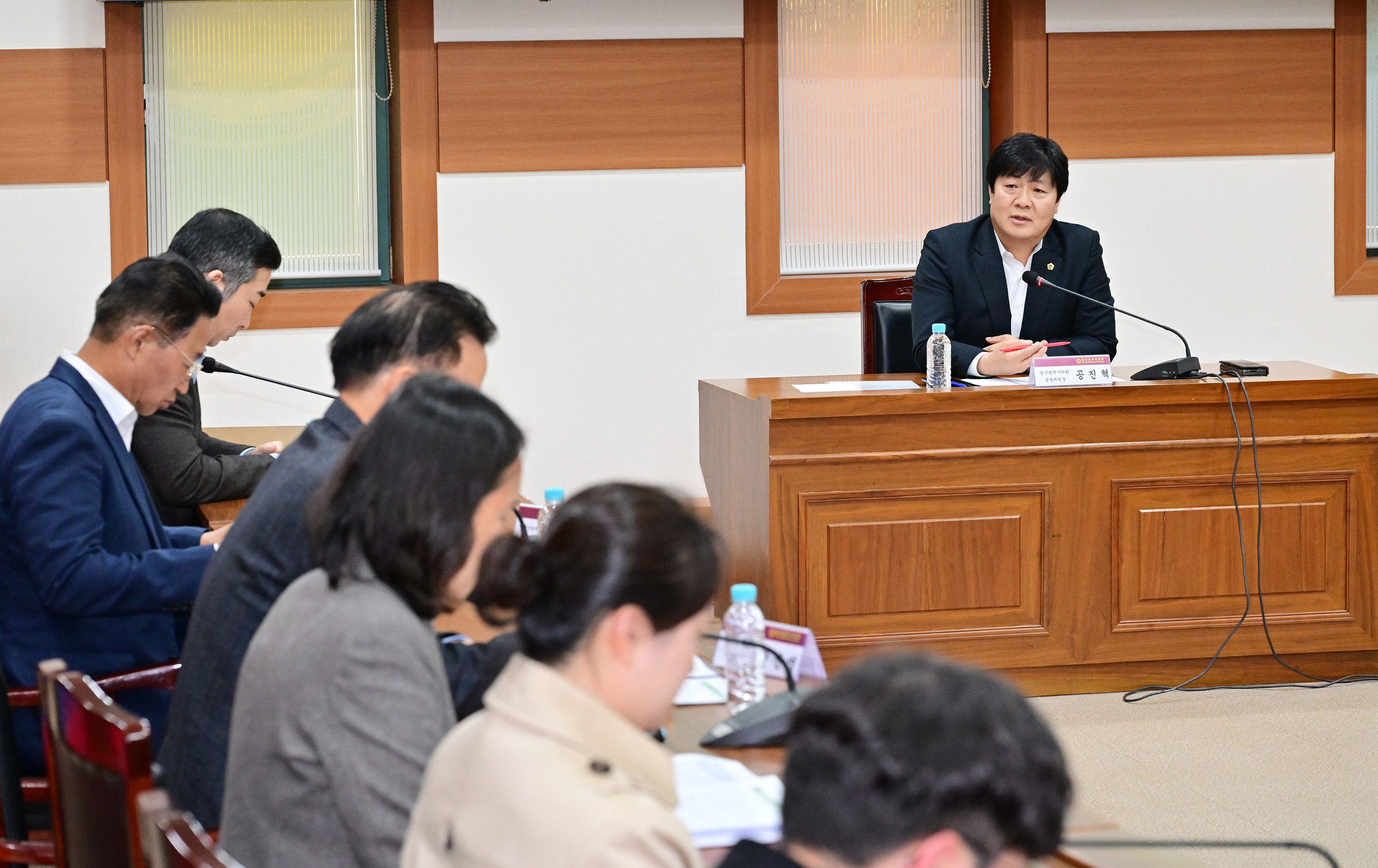 공진혁 운영위원장, 대통령기 태권도대회 예산 시비확보 간담회4