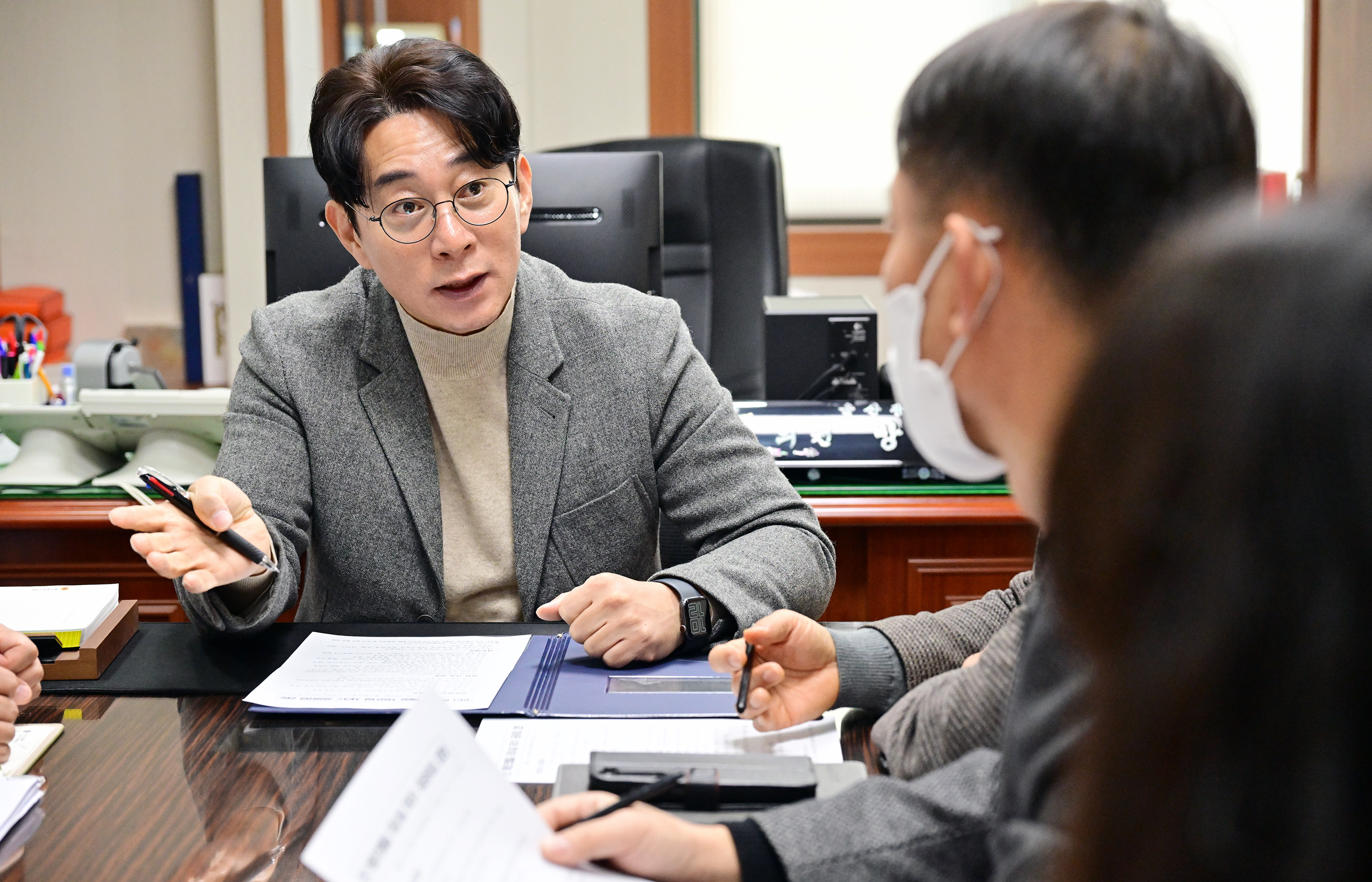 방인섭 의원, 해양오염물질 저장사업에 민간업체 진출가능성 모색 간담회8