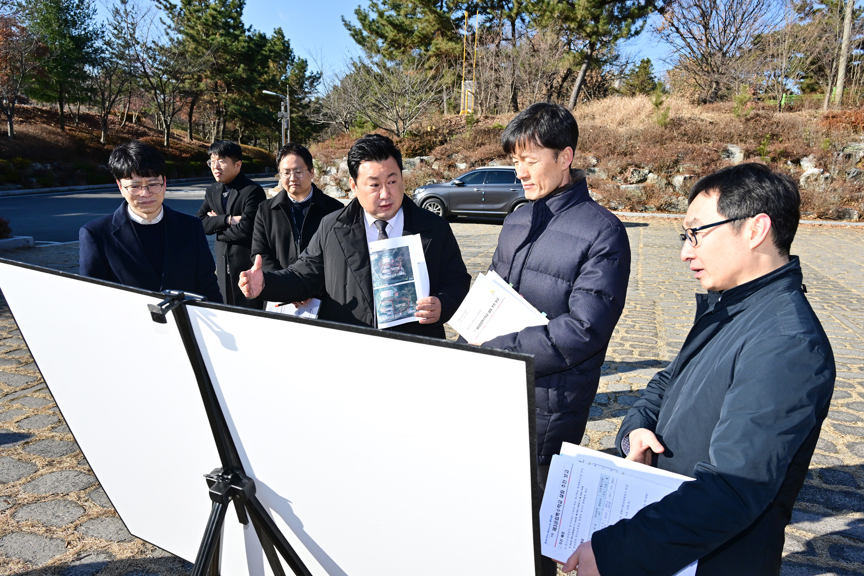 안대룡 교육위원장, 옥동 제3공립 특수학교 설립 예정지 및 관내 특수학교 현장점검 3