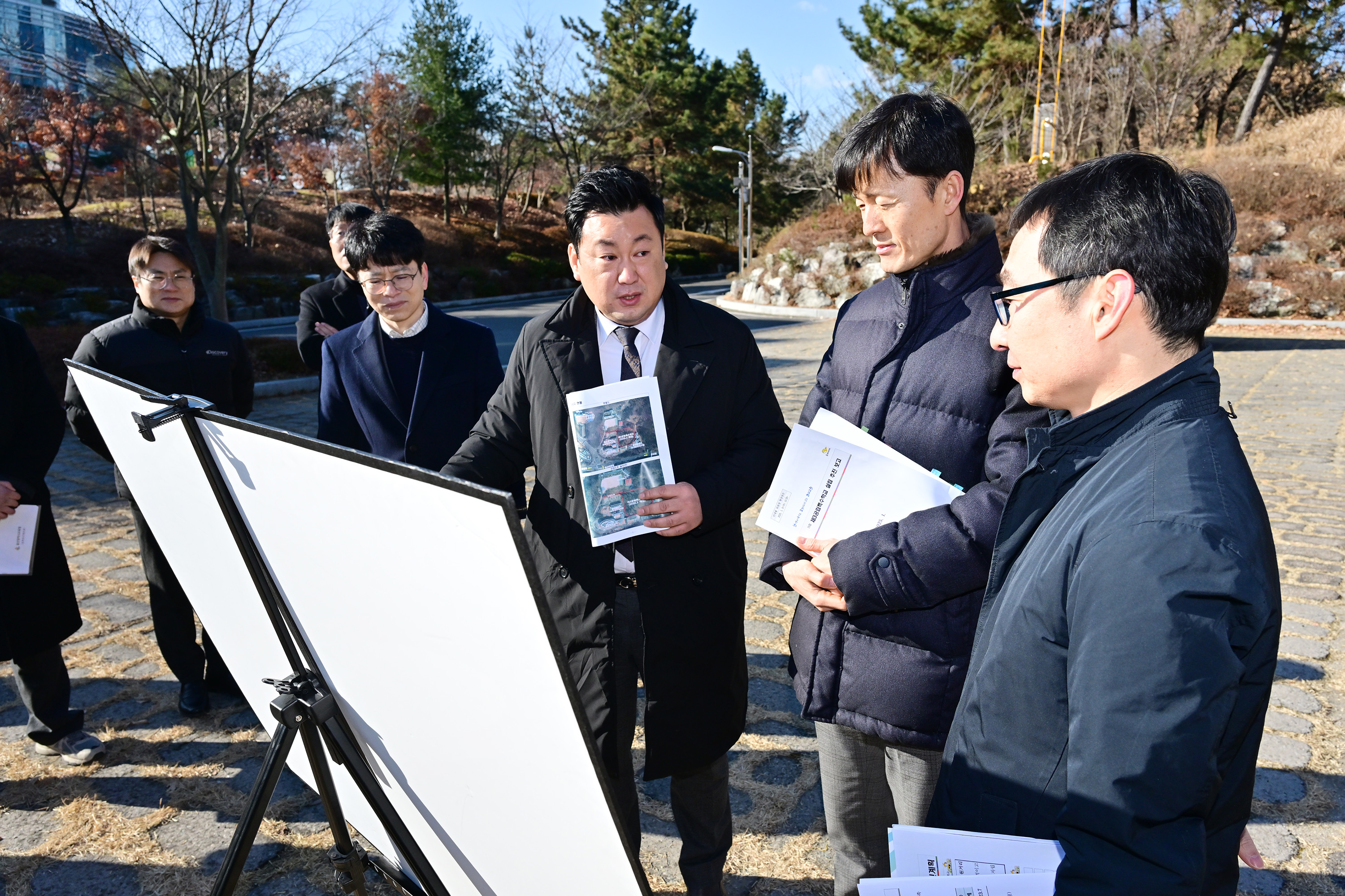 안대룡 교육위원장, 옥동 제3공립 특수학교 설립 예정지 및 관내 특수학교 현장점검 5