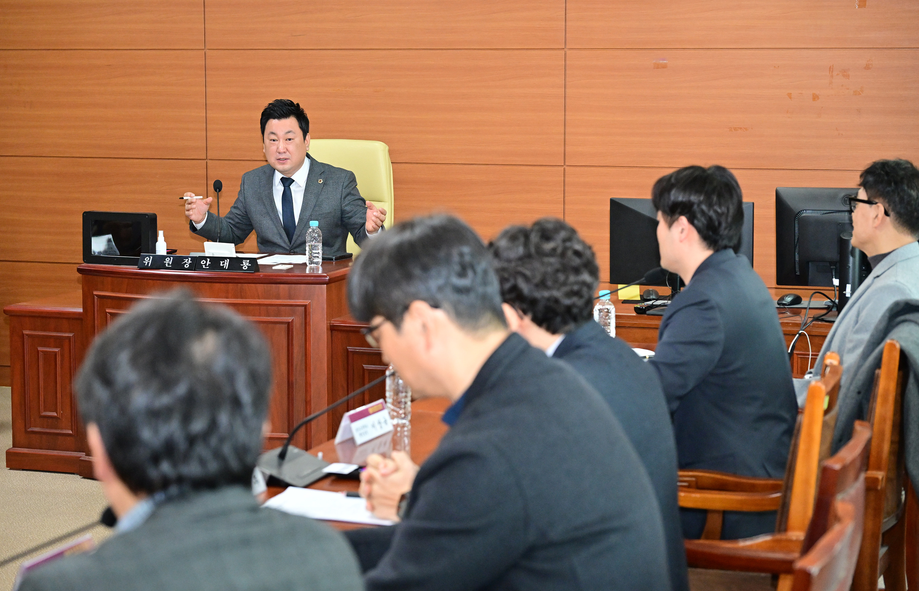 안대룡 교육위원장, 사립학교 사무직원 인사 운영 고충 간담회3