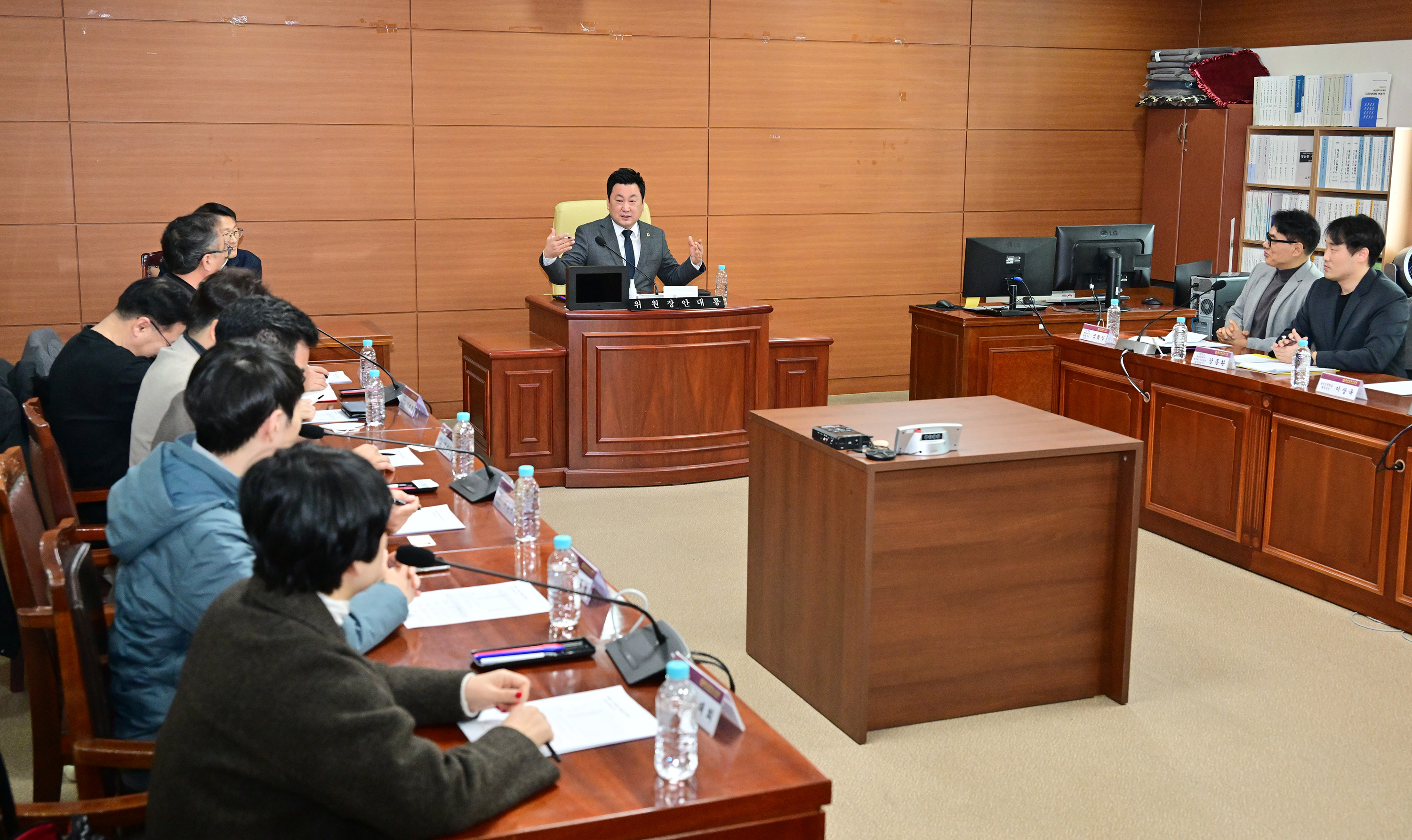 안대룡 교육위원장, 사립학교 사무직원 인사 운영 고충 간담회4