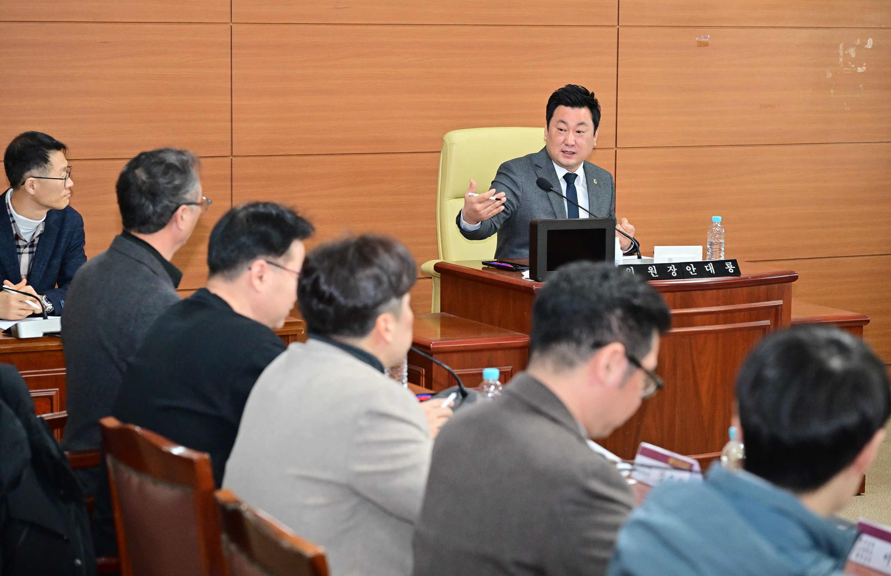 안대룡 교육위원장, 사립학교 사무직원 인사 운영 고충 간담회6