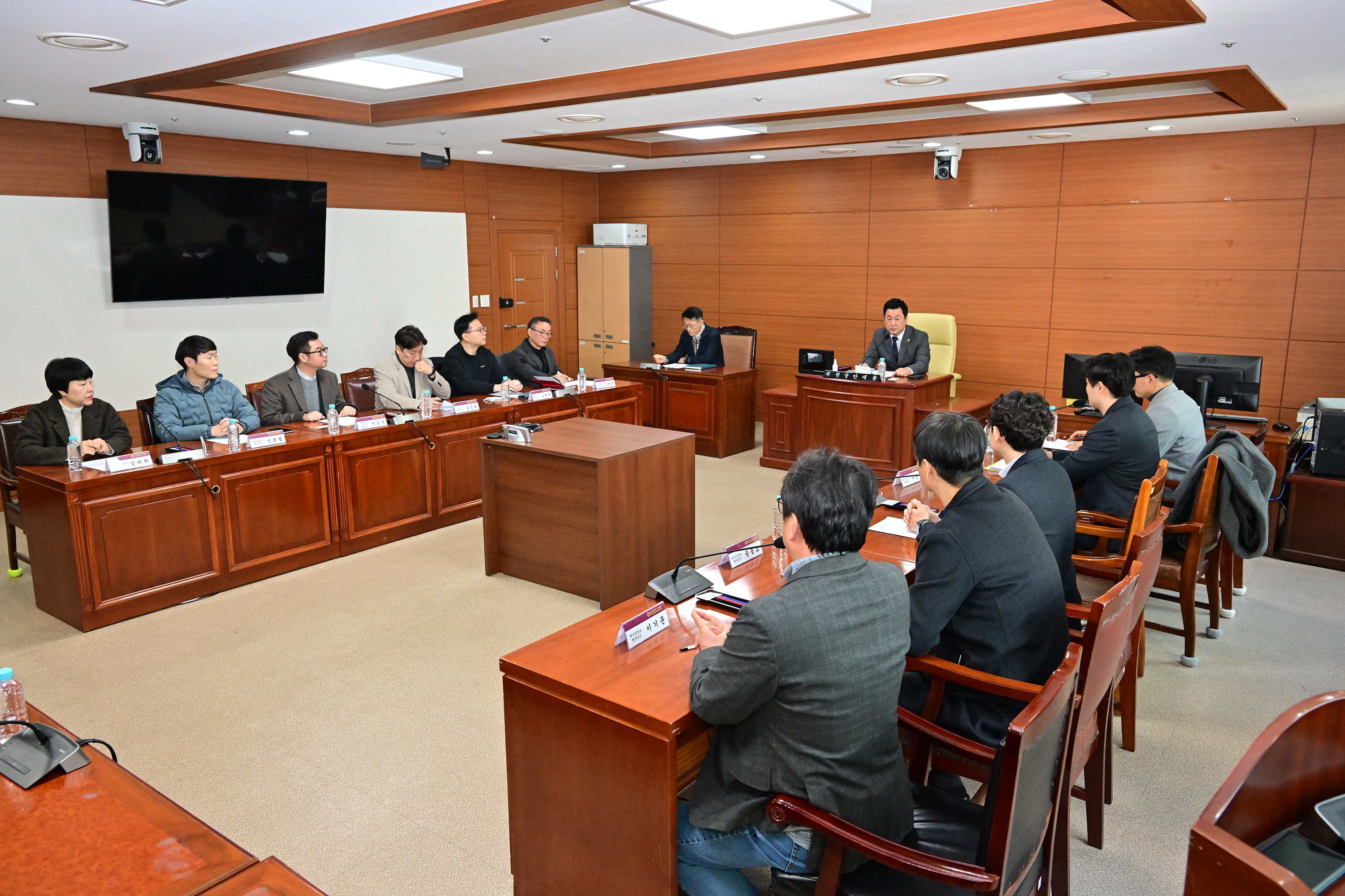 안대룡 교육위원장, 사립학교 사무직원 인사 운영 고충 간담회8