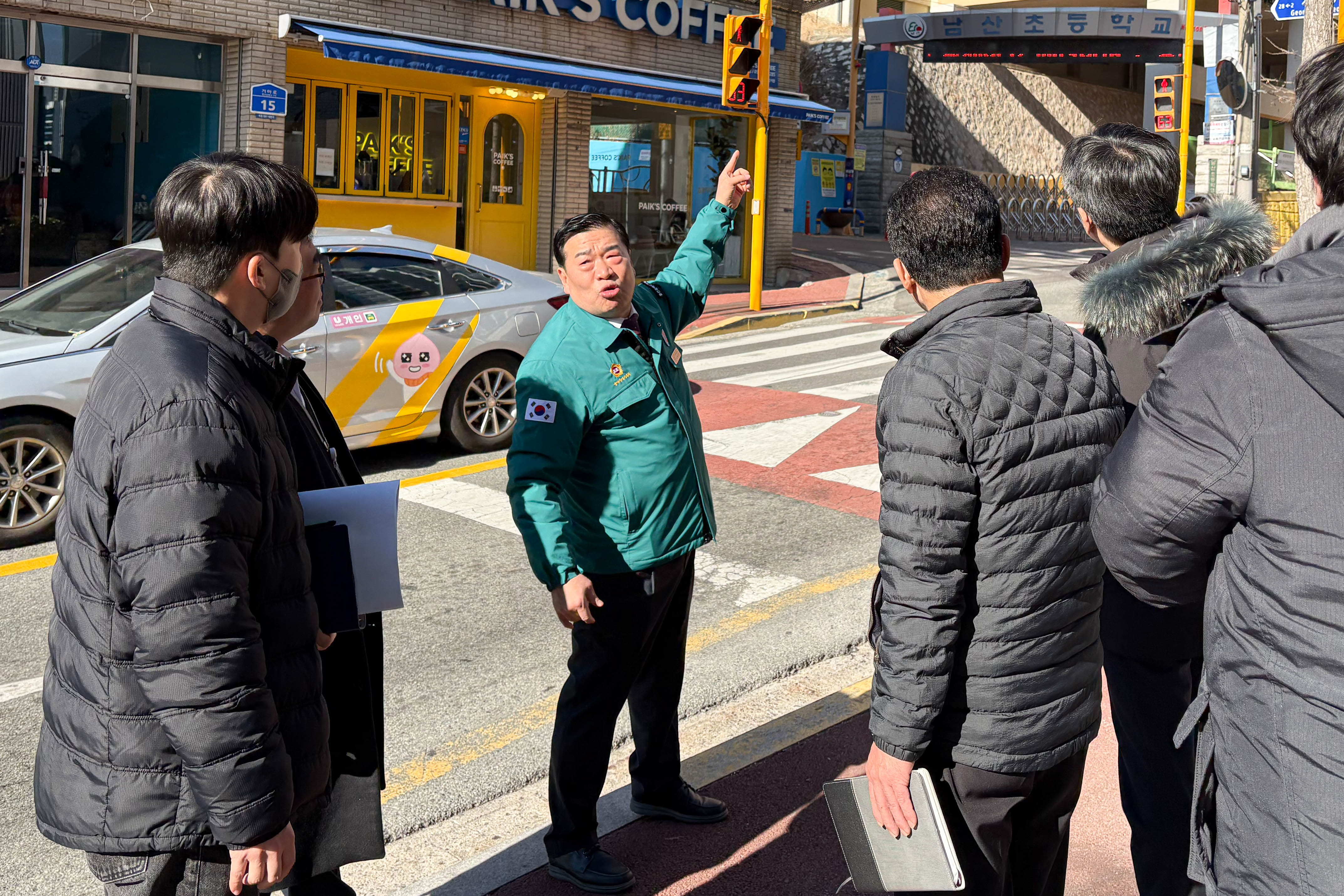 이장걸 행정자치위원장, 남구 교통신호 및 교통환경 현장 점검2