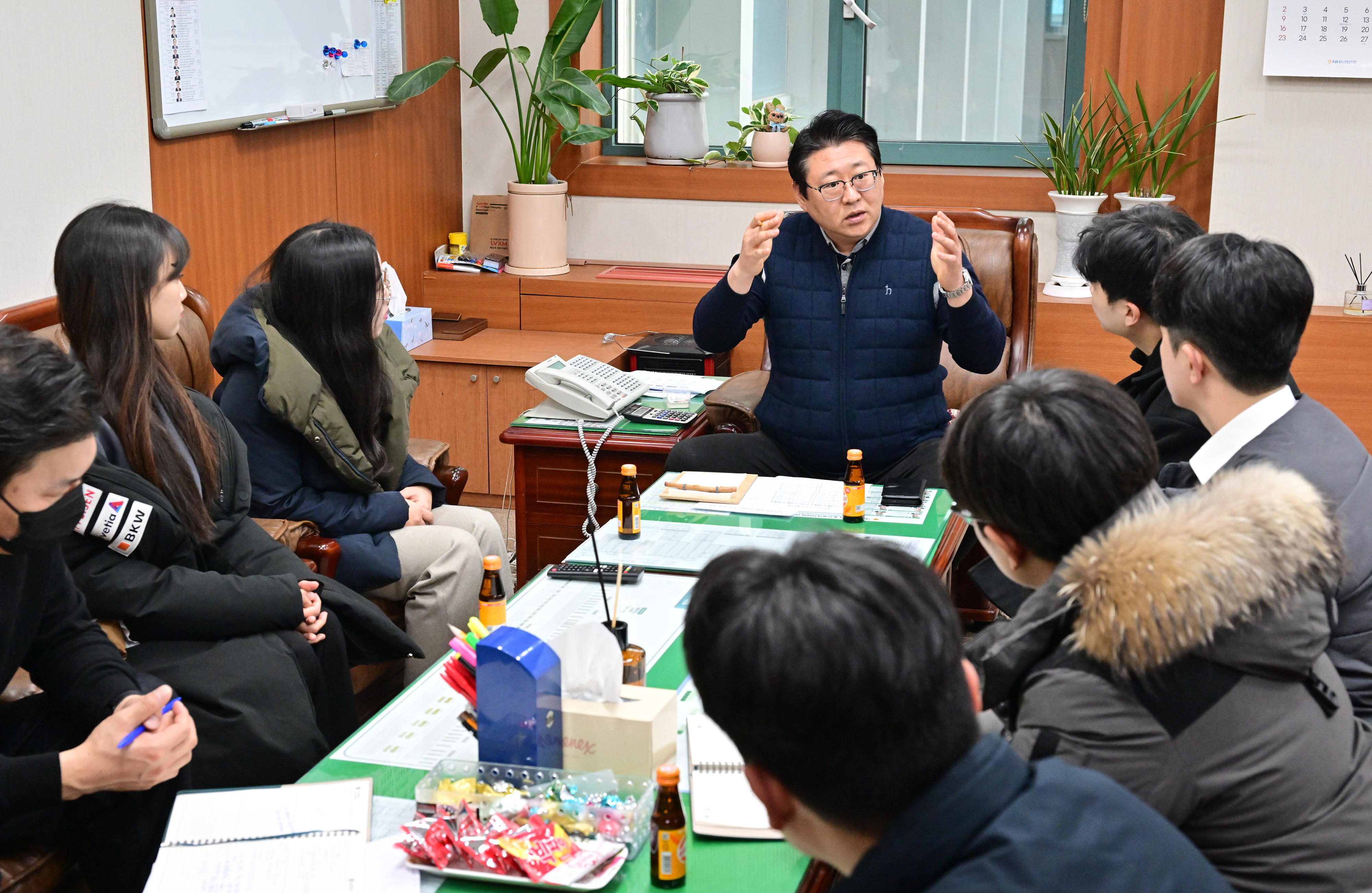 권순용 위원장, 울산청년네트워크 업무보고 청취1