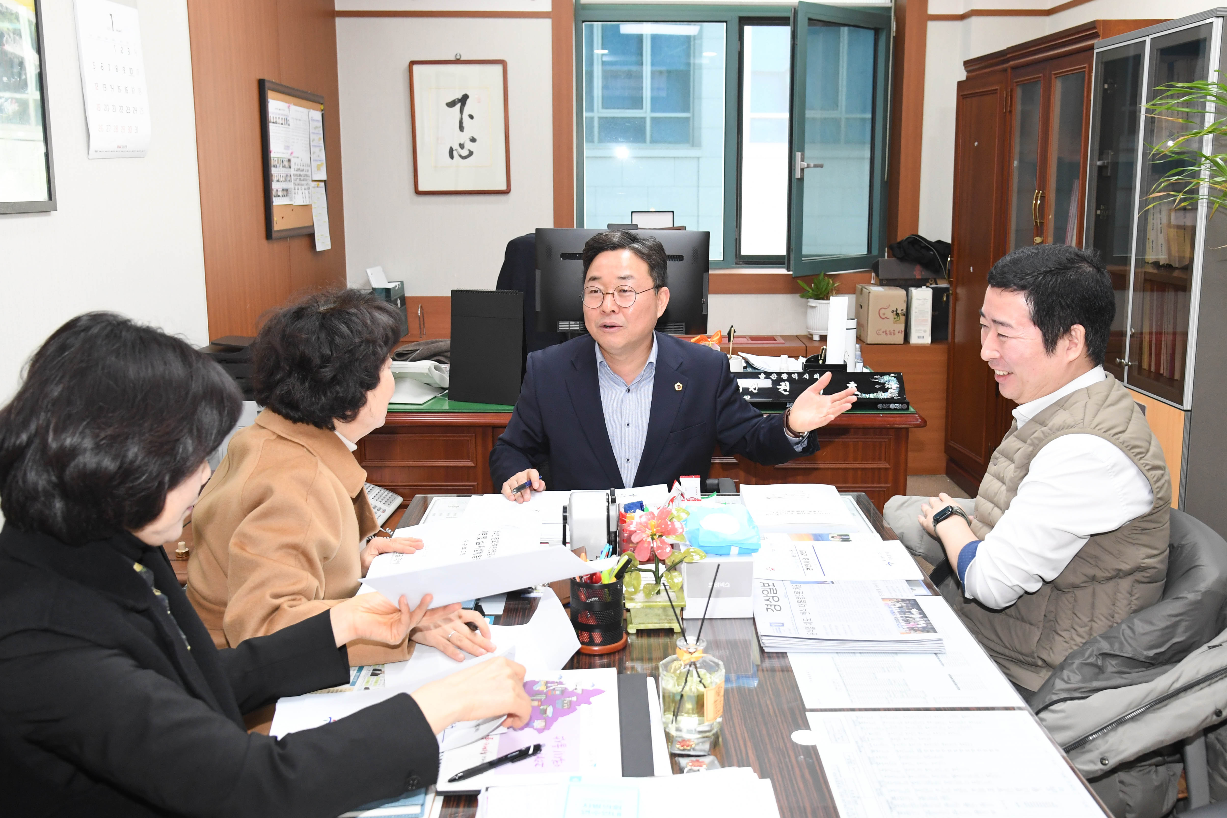 권태호 의원, 중구 명물 시계탑 사거리 기차 재운행에 따른 신년 업무협의 간담회5